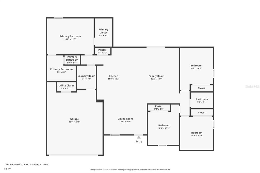 Photo of 2324 Fintonrod Street, Port Charlotte, FL 33948 (MLS # C7514136)