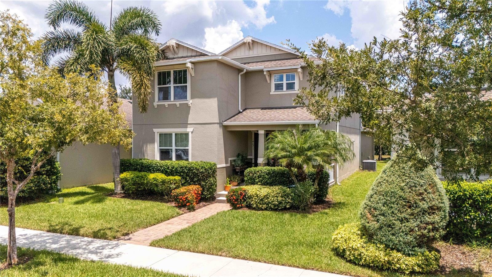 Welcome to this beautifully upgraded 4-bedroom, 3-bathroom home in the highly desirable Summerlake community of Winter Garden. This move-in ready residence boasts a spacious and open floor plan with high ceilings, upgraded flooring, and an abundance of natural light that creates a bright and welcoming atmosphere. The gourmet kitchen is a chef’s dream, featuring granite countertops, stainless steel appliances, 42” cabinetry, and a large center island—ideal for hosting family and friends. The primary suite offers a peaceful retreat with a generous walk-in closet and a spa-like en-suite bathroom complete with dual sinks, a soaking tub, and a separate glass-enclosed shower. Enjoy your mornings or unwind in the evenings on the covered lanai overlooking a private, fenced backyard. Additional features include a 2-car garage, an upstairs loft for extra living space, and smart home upgrades for modern convenience. As a resident of Summerlake, you’ll enjoy access to resort-style amenities including a clubhouse, fitness center, pool, tennis courts, multiple playgrounds, and scenic walking trails. Conveniently located just minutes from Disney, Hamlin Town Center, top-rated schools, and major highways, this home offers the perfect blend of comfort, lifestyle, and location. Don’t miss your chance to live in one of Winter Garden’s most sought-after communities!