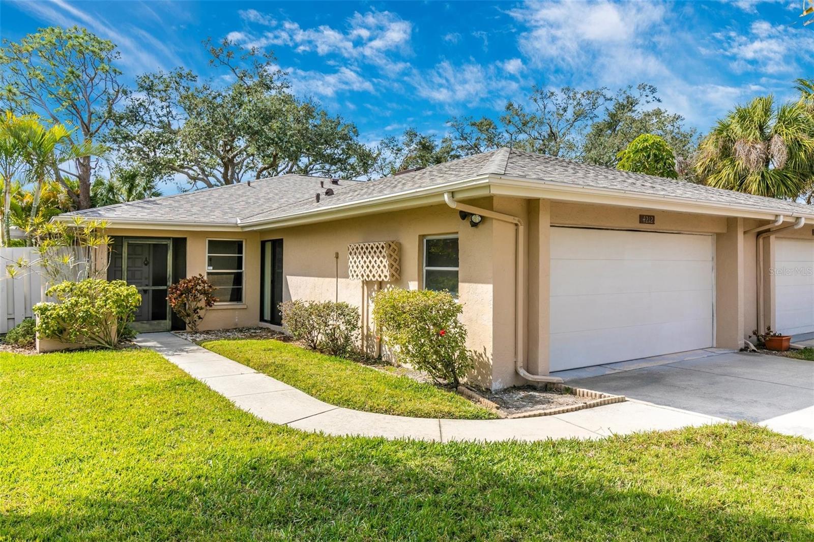 Welcome to this beautifully updated partially furnished 2-bedroom, 2-fullbath villa located in the highly desirable Center Gate community of Sarasota. This spacious rental features an open floor plan with new luxury vinyl plank flooring, fresh paint, and modern upgrades throughout. The large living area flows into a bright kitchen with ample cabinet space and a cozy breakfast nook. An enclosed Florida room offers bonus space—perfect for relaxing or working from home.
The primary suite includes a built-in closet and private en-suite with a walk-in shower, while the second bedroom is ideal for guests or a home office. Enjoy peaceful views from the enclosed lanai, which overlooks a serene green space. A 2-car garage provides convenient parking and storage. Tenant responsible for electric, water and wi-fi (if desired). Community includes POOL!
As a resident, you’ll enjoy access to the community's heated pool and clubhouse. Located just minutes from shopping, dining, and Sarasota’s beautiful Gulf beaches, this villa offers comfort, convenience, and the Florida lifestyle you’re looking for.