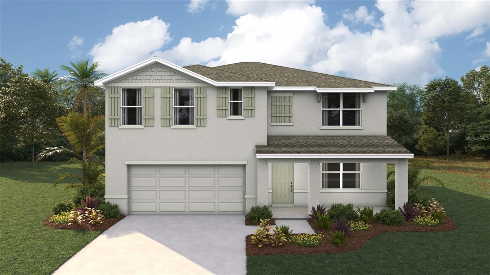 One or more photo(s) has been virtually staged. Under Construction. Elevate your lifestyle in this two-story home boasting 5 bedrooms and 3 bathrooms. The thoughtful design provides a perfect balance of functionality and style. The kitchen boasts a center island and stainless-steel range, microwave, and built-in dishwasher. The well-designed layout provides privacy with 5 bedrooms, while the 3 bathrooms showcase modern amenities. The primary bedroom has an ensuite bathroom and walk-in closets. The laundry room comes complete with a washer and dryer hook up. With ample room for entertaining, welcome to a home where each story unfolds to reveal the perfect blend of architectural elegance and practical living spaces. The state-of-the-art technology enhances convenience within the home. Pictures, photographs, colors, features, and sizes are for illustration purposes only and will vary from the homes as built. Home and community information including pricing, included features, terms, availability and amenities are subject to change and prior sale at any time without notice or obligation. CRC057592.