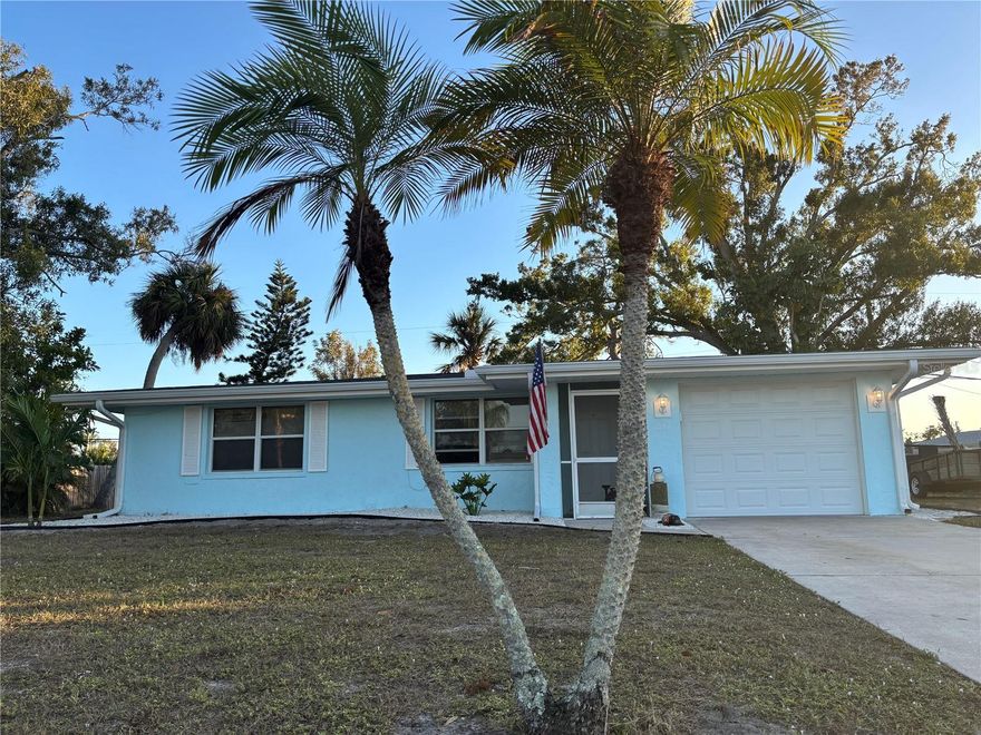 Discover the perfect blend of charm, comfort, and opportunity in this inviting Florida retreat in the heart of Englewood, with access to the ENGLEWOOD GARDEN'S BEACH CLUB, ideal as a starter home or your own sunny seasonal escape. From the moment you step through the bright, welcoming screened entry, you’re greeted by a light-filled living space featuring ENGINEERED HARDWOOD FLOORING and an easy, relaxed flow that instantly feels like home. Enjoy added peace of mind with a NEWER ROOF already in place and a beautiful kitchen featuring a NEW DISHWASHER and NEW HOT WATER HEATER, making everyday living and entertaining both stylish and effortless.  A beautifully refreshed bathroom featuring modern finishes, sleek fixtures, and a clean, spa-inspired design that adds both style and comfort to your daily routine. With natural light pouring throughout the home, enjoy a warm and cheerful atmosphere in every room.

Step outside and imagine the possibilities waiting for you in the spacious backyard, where there is plenty of room to relax, play, store your outdoor toys, or finally build the pool you have always dreamed of. With NO HOA, you have the freedom to truly make this space your own without added restrictions. Whether you're soaking up the Florida sunshine or enjoying a quiet evening under the stars, this outdoor space is ready to match your lifestyle. The home also offers a practical and tucked-away utility room for laundry and extra storage, keeping everything organized while allowing the garage to function as intended or be transformed into a flexible space to suit your needs. An excellent opportunity for income generation, this property offers strong rental potential—whether as a long-term investment or a seasonal getaway with the ability to generate consistent cash flow.

With thoughtful updates throughout and endless potential to personalize, this home is ready for you to make it your own. Located in the heart of Englewood, you are just MINUTES FROM DEARBORN STREET with its local shops, dining, farmers markets, and vibrant community events. Head a few miles to the pristine shores of Englewood Beach and Manasota Beach for beach yoga and hunting for sharks teeth. Optionally, residents have the opportunity to join the ENGLEWOOD GARDEN'S BEACH CLUB, offering private beach access, a clubhouse, recreational facilities, and a dock for enjoying the coastal lifestyle. From world-class golf and fishing to laid-back coastal living, this location offers the very best of Florida right at your doorstep. Schedule your showing today and start living the Florida lifestyle you’ve been dreaming of.