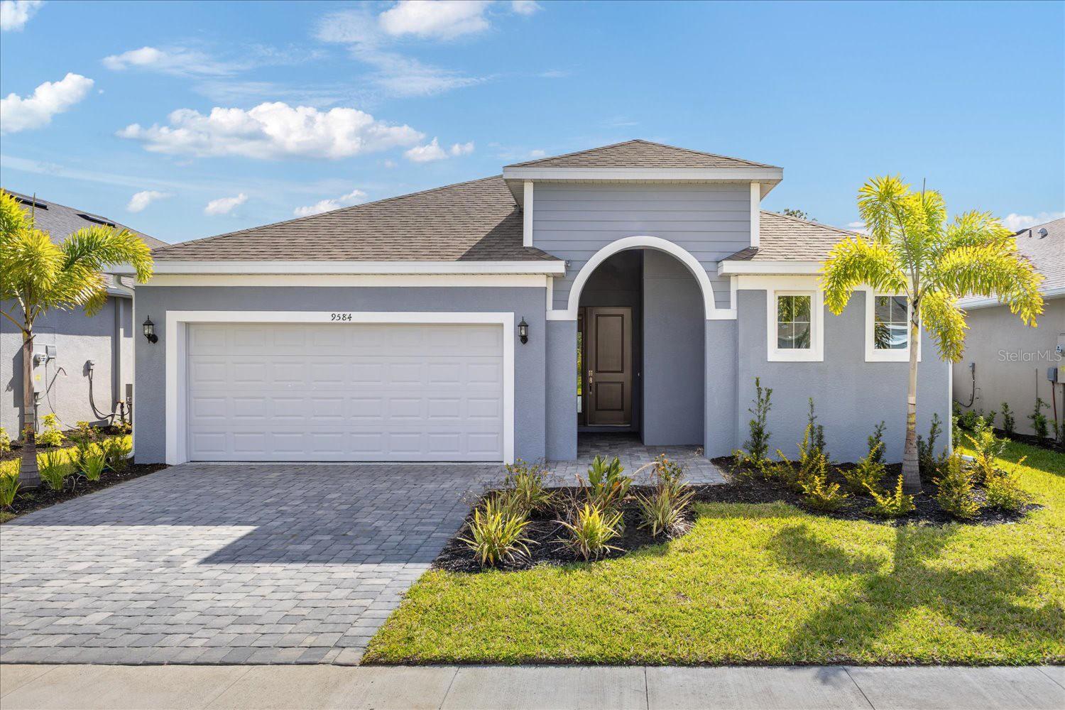 We are now selling in Venice's newest community conveniently located on Jacaranda Blvd near Center Rd. Shopping, restaurants and medical facilities are all nearby. Easy access to I-75 for quick commutes to Sarasota, Tampa and Ft. Myers. Brighton is just 5 miles from the Gulf's beautiful beaches, downtown Venice, and is surrounded by numerous golf courses. With low fees, convenience and more, Brighton is the new place to call home. Introducing the "New" Walton floor plan! This design boasts an expansive, open-concept layout featuring a spacious family room, three bedrooms, and two bathrooms. Enjoy the outdoors from a covered lanai, and benefit from a generously sized utility room. The seamless integration of the family room, kitchen, and café area provides stunning views of a picturesque pond adorned with old Florida vegetation. A tray ceiling adds character to the family room, while the kitchen showcases a large sit-down island with upgraded quartz countertops and a beautiful tile backsplash. Scheduled for completion in Fall, just in time for the holidays. Discover Brighton, nestled in central Venice. Enjoy the tranquility of natural preserves and water views and make Brighton your new home.
