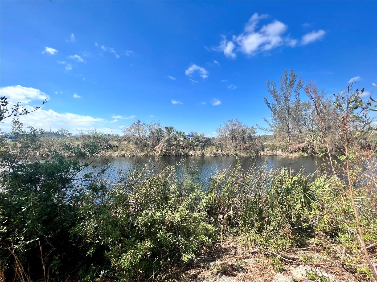 Very nice western rear view on a good sized canal, Cape Coral also has public boat ramps, parks, beaches, etc.