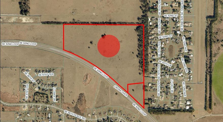 84.37 acres of residential development land in Golf Park neighborhood on SE 92nd loop in Ocala, Florida. Current Zoning is R1 and it can accommodate upto 337 single family home lots based on the conceptual plans available. The subject property has a great visibility with 2,900’ road frontage on SE 92nd Loop. Close to major roads US 441 / 301.
Semi-rural locale yet just a short drive from shopping and dining, medical centers, and both Downtown Ocala and The Villages.
Convenient for shopping and dining:
• Baseline Golf Course in 1 mile
• Old School Plaza with Sandwich authority, Ice cream, Selfie museum in 1.2 miles
• Retails stores Baseline Nutrition, Crunchies Munchies, Pizza, nail and others in 1.2 miles
• Creative beginning pre-school in 1.4 miles
• Winn-Dixie, auto-zone, CVS and several retails, banks and restaurants on US 301 in 2.7 miles
• Publix Super Market at Belleview Commons - 3.6 miles
Nearby Neighborhoods:
Golf Park, Summer Crest and Leeward Air Ranch and several other single family communities