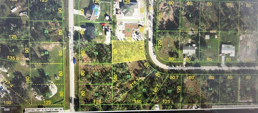 Excellent opportunity to own vacant land in a growing Punta Gorda community. Located at 399 Glengary Cir, this parcel offers a great setting for a future custom home or long-term investment. Convenient access to major roads, shopping, dining, schools, and waterfront amenities that make Punta Gorda highly desirable. No time frame to build. Ideal for investors or buyers looking to secure land in an area with continued growth and development.