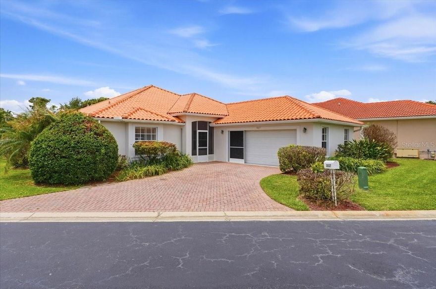 One or more photo(s) has been virtually staged. Behind the gates of Winterset, one of Winter Haven’s most sought-after lakefront communities, this 3-bedroom, 2-bath home built in 2006 offers 1,994 SF of comfortable living space. A covered, screened front porch welcomes you into a spacious great room that opens to a 550 SF screened rear porch with beautiful porcelain tile, ideal for indoor-outdoor living. NO Carpeting throughout, durable laminate flooring in 2020 was placed in the entire house.  
The split floor plan includes secondary bedrooms, sharing a hall bath with tub and linen closet. Inside laundry room includes washer and dryer,  new water heater (2026), HVAC is 2021.  Additional features include a tile roof with a brick paver driveway, 2-car garage and a garage screen door, offering added ventilation and flexible use of the garage.  Situated on a large corner lot, this home provides added space and privacy..

Winterset community amenities include a lakefront clubhouse overlooking Lake Winterset, heated pool and spa, tennis and pickleball courts, shuffleboard, and a private boat ramp with access to Lake Winterset, part of the renowned Winter Haven Chain of Lakes. HOA fees include exterior maintenance, grounds maintenance, security, and access to all community amenities.
Conveniently located near LEGOLAND® Florida, shopping, dining, and medical facilities. Centrally positioned between Tampa and Orlando with easy access to theme parks, beaches, and airports, this home offers comfort, natural beauty, and resort-style living in a peaceful, gated community.