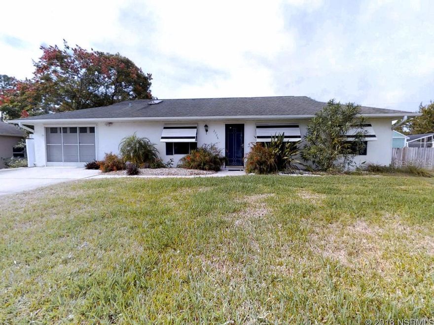 Relax and enjoy coastal living at its best in this well-maintained Florida Shores home.  This home with large one car garage offers a 3 bedroom 2 bath split plan with open living and dining areas, a 19 x 9 Florida room plus a screen porch too.   The master suite has a generous walk in closet and a separate vanity/dressing area. The master bathroom has a jetted garden tub, double vanities and walk in shower.  New carpet, interior paint, hot water heater and more â¦ Large yard with mature landscaping, close to shopping, restaurants, elementary school, and I-95 as well as the beach, river and parks.  This one is a must see! ;Water: City