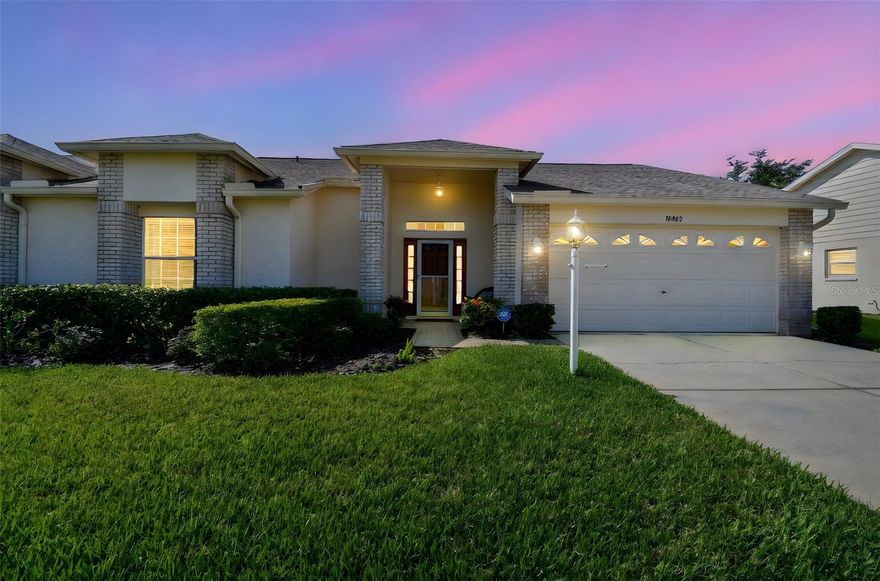 Welcome to Heritage Springs- Active 55+ Resort Living in the heart of Trinity! This beautifully maintained 2-bedroom, 2 bathroom end-  villa in Egret Landing is move-in ready and loaded with updates.  Enjoy a light-filled enclosed Florida room with AC, perfect for relaxing year-round.  Major updates include a ROOF (2023), AC (2021) and a fully renovated  kitchen with new appliances (2022).  This home is super clean , well cared for, and can be sold FURNISHED or UNFURNISHED to meet your needs.  Lawn care, cable and internet are included in HOA fees, making your days as easy going as possible!

Heritage Springs offers resort-style living in a gated community featuring an 18 hole championship golf course, clubhouse with restaurant, heated pool and spa, fitness center, tennis and bocce courts, arts and crafts studios, social clubs, and a full calendar of events.

Conveniently located, you are just a 30 minute drive to the beach and about the same drive to Tampa International Airport; making it easy to enjoy Florida's best beaches and travel connections.

Don't miss this opportunity to purchase a second home, downsize, or simply relocate to one of the Greater Tampa/Trinity's most desirable 55+ communities!