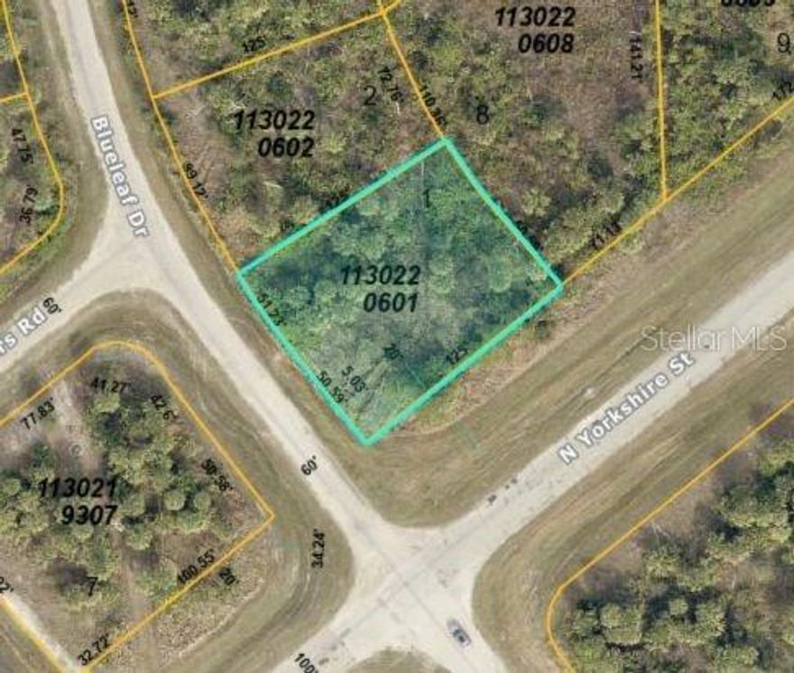 Enjoy this OVERSIZED DOUBLE LOT on a CORNER PARCEL in an up in coming area of North Port. AC6 Zoning. Commerical/Industrial future land usage. This is the best bang for your buck in the area for the amount of square footage you get. NOT LOCATED IN A FLOOD ZONE. Enjoy close proximity to Veterans Blvd and I-75 for convenient travel. This property has no HOA and NO DEED Restrictions giving you the perfect slice of freedom in SWFL. **The lots are currently split into two different parcels, but they will be sold together for $19,900 giving the buyer a total of approximately 22,200 square feet!** This is one you will not want to miss.