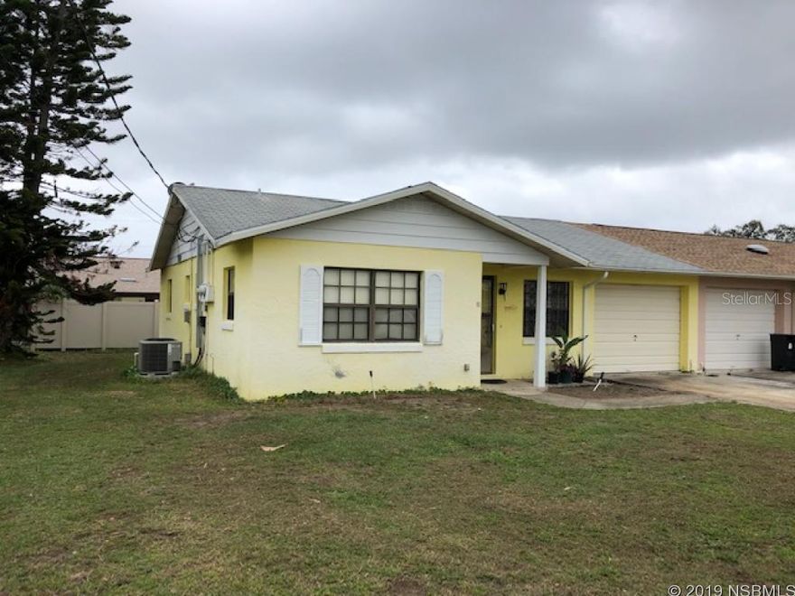 Location, location. Have a lazy day watching the boats go by from the lovely fishing dock or cast a line. This lovely community has lots to offer. A picnic area on the river as well as a boat ramp. Close to everything and only 10 minutes to the Beach. Freshly painted, new flooring and kitchen  A place to live or for the snowbird or for the investor. ;Water: City