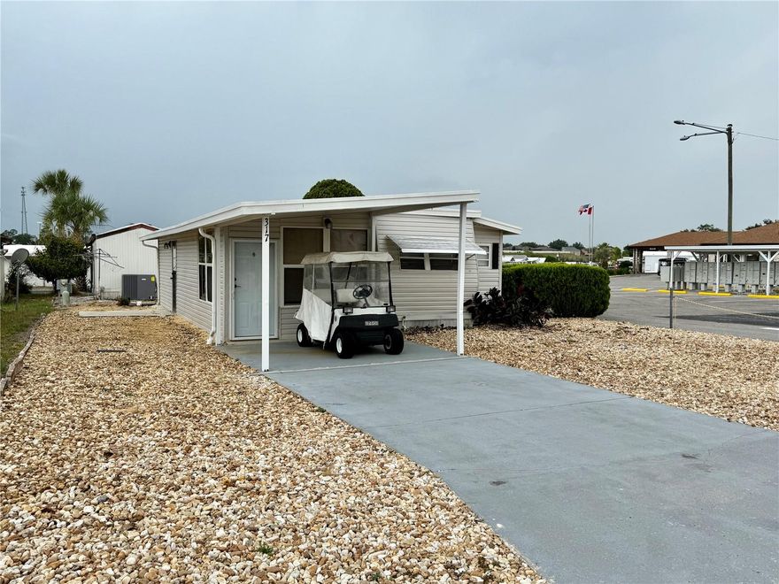 Welcome to the best time of your life! This amazing 55+ Gated Community is ideal for your active lifestyle! You’ll own the home AND the land! Get ready for “lots to do”! You’ll have, at your disposal, a heated pool, clubhouse, pool table, water aerobics, bingo and card games! And as a bonus, the home comes with its own golf cart! This two-bedroom home is absolutely charming and you’ll just love living here! Center Crest is a true community and the atmosphere in the neighborhood makes you feel like this is your home town! Whether you’re planning to live here all year round or if you’re going to live here part time, you’ll feel like you belong here! This one won’t last long so call us today to schedule a showing!