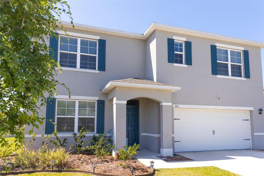 No CDD, very low HOA, and a rare 9,583 sqft lot ready for you to create your own space—welcome to this stunning Hayden two-story home in Auburndale Lakes, where 5 bedrooms and 3 full baths offer comfort for the whole family. Step inside to a welcoming foyer and flexible living areas that flow seamlessly into the open-concept kitchen with a high-definition laminate island, 18” tile, and stainless steel appliances. One bedroom and full bath downstairs provide convenience, while upstairs the master suite boasts two walk-in closets, complemented by three additional bedrooms and an upstairs living area. Outside, the expansive green backyard gives you endless possibilities—perfect for gardening, playing, entertaining, or even adding a pool to make it your private oasis. Located in a peaceful, open area, yet centrally positioned in Florida, you’re just minutes from Target, Legoland, Disney, Tampa, Orlando, and surrounded by great dining like Manny’s Steakhouse and Port 27. This is more than a home—it’s a place to live, grow, and design the backyard, lifestyle, and memories you’ve always imagined.