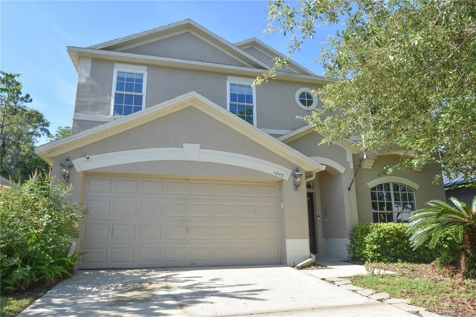 Incredible Opportunity in the Gated Community of The Preserve at Eastwood! This 4 bedroom, 3 bathroom POOL home checks all the boxes and is ready for new owners. Entering the home you will find the Formal Living and Dining Rooms immediately on the right. Beyond you will find the open concept Kitchen and Family Room, with plenty of space for gathering and entertaining. The kitchen features a natural gas stove, hood, a farmhouse sink, quartz countertops, a huge island with breakfast bar, a spacious pantry, and an eat-in kitchen nook. The family room features extra storage and a downstairs full bathroom. All of the downstairs features Luxury Vinyl Plank flooring. Head upstairs to find all the bedrooms and a spacious LOFT - a fantastic bonus room or second family room! The Primary Bedroom is your retreat oasis, with a tray ceiling, double closets, dual vanities, a walk-in shower, and a garden tub! The additional three bedrooms are very spacious, and all have ceiling fans. Head out to the back yard to find the screened in pool and hot tub (gas heated!), huge covered lanai, and beautiful views of the green space - no rear neighbors! The home is move in ready, with a 2019 ROOF, and both HVAC units replaced in 2021. This guard gated community is filled with amenities - with a community room, pool, tennis and pickleball courts, and pavilions. HOA fees also include Xfinity Cable and High Speed Internet. Zoned for amazing schools! Don't miss this amazing home! Property may be under audio/video surveillance.