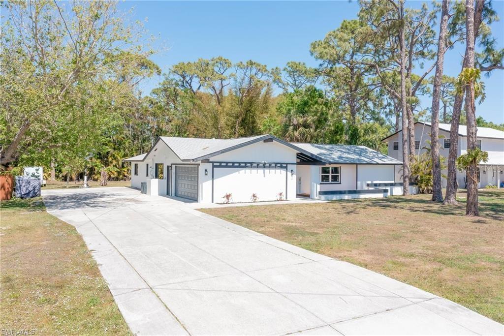 Seller is open to Seller Concessions. Welcome to your dream home—a true gem nestled on nearly half an acre in the vibrant heart of North Fort Myers! This breathtaking, fully remodeled property is more than just a house; it’s an extraordinary sanctuary offering the perfect blend of comfort, luxury, and unique features tailored for every lifestyle.
Imagine greeting your guests along the impressive 126-foot driveway, providing ample space for multiple vehicles and setting the stage for unforgettable gatherings. If adventure calls to your soul, you’ll love the RV hook-up connections, making it a breeze to welcome road-trippers or accommodate visiting friends and family.
As you step inside, prepare to be captivated by the spacious, updated dream kitchen. With its modern finishes, abundant storage, and generous space for entertaining, this culinary haven is perfect for creating delicious meals and lasting memories. Rest easy knowing the home has been thoughtfully upgraded with a brand-new roof, electric panel, and HVAC system, ensuring your comfort and peace of mind for years to come.
Every corner of this home radiates elegance, featuring stylish high-end upgrades while maintaining a cozy and inviting atmosphere. The expansive outdoor space is your canvas—endless possibilities await to transform it into your own private oasis, whether for serene relaxation or lively entertaining.
Don’t let this rare opportunity slip away! Experience the luxury, functionality, and versatility this move-in-ready home offers in a highly sought-after location. This property truly has it all—your dream lifestyle awaits!