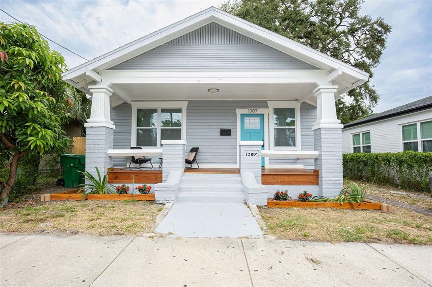 **SELLER OFFERING CLOSING COSTS ASSISTANCE** TURN-KEY BUNGALOW IN HISTORIC YBOR! This tasteful & timeless TOP-TO-BOTTOM REMODEL offers luxury & peace of mind in the CENTRALLY LOCATED Historic V. M. Ybor area! From the shingles to the floor joists, this home has been thoughtfully remodeled to revive & preserve the home's historical charm. Kitchen features stainless steel appliances, NEW SHAKER CABINETS, QUARTZ COUNTERTOPS & BAR . Natural light pours in from all angles with your OVER-SIZED, HURRICANE IMPACT WINDOWS! Enjoy the attractive & easy-to-clean and maintain NEW LUXURY VYNL FLOORING. Laundry connections have been moved in-doors to create a formal LAUNDRY ROOM just off the primary bedroom (can be easily converted into a second bathroom if desired). Home was fumigated November of 2025 and includes TRANSFERABLE TERMITE WARRANTY. Let the human or fur babies out to play in the FULLY FENCED-IN BACKYARD! 12x16 STORAGE AREA in backyard can be used for storage or be converted to a workshop/living space. Be a part of the revitalization of Tampa's Historic "Cigar City," slated to become Tampa's "15 Minute City," through robust public transit and walkability. Home is located in an Opportunity Zone & eligible for East Tampa/CRA DOWNPAYMENT ASSISTANCE PROGRAMS! Situated steps Cuscaden Park, just steps from its historic community pool and six pickleball courts and only minutes from Historic Downtown Ybor, the city trolley, Armature Works, Gasworx, Water Street, Channelside, downtown Tampa and I-275/I-4; you can’t beat the location! Clearwater & St. Pete Beaches w/in 30min, 15min to Raymond James Stadium and less than 10min to The University of Tampa. Take a VR Tour and schedule a showing today! <iframe width="853" height="480" src="https://my.matterport.com/show/?m=oSyYpBSLit3" frameborder="0" allowfullscreen allow="autoplay; fullscreen; web-share; xr-spatial-tracking;"></iframe>