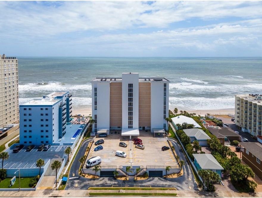 Wake up to breathtaking ocean views in this beautifully updated, direct oceanfront end-unit condo at Atlantis in Ormond Beach! Fully furnished and move-in ready, this spacious home combines comfort, style, and convenience.
Recent updates include brand-new hurricane impact sliding doors in both the living room and primary bedroom, new laminate flooring in both bedrooms, fresh interior paint with popcorn ceilings removed, and a brand-new stainless-steel refrigerator. The private balcony, accessible from both the living room and primary bedroom, creates the perfect spot to enjoy refreshing ocean breezes and unforgettable sunrises.
The primary suite features generous closets, dual vanities, and a walk-in shower, while the second bedroom offers a west-facing view and a full bath with a tub—perfect for guests. Enjoy the ease of one assigned underground parking space plus plenty of guest parking on the upper level.
The Atlantis community offers desirable amenities, including an oceanfront in-ground pool, lounge and community spaces, laundry facilities, community storage, and one assigned garage space per unit. Monthly fees remain lower than many other oceanfront communities, making this an excellent value. No special assessments!
Condo fee includes: Cable TV, insurance, exterior and grounds maintenance, pest control, pool maintenance, sewer, trash, and water. Recent building improvements completed in 2023 include a new roof, new A/C, seawall and pool, elevator modernization, new building generator, and upgrades to the parking deck and walkways.
Located near Rockefeller Gardens, The Casements, shopping, and dining, this condo offers both convenience and the ultimate coastal lifestyle. Minimum rental period is four months.
Step inside, relax, and start living your dream coastal lifestyle today!