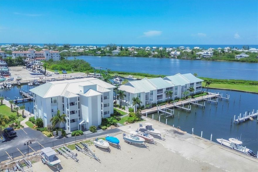 Welcome to your new home! This charming one-bedroom, one-bath waterfront condo is being sold turnkey, offering breathtaking views of the marina and intracoastal waterways. Enjoy easy access to the Gulf, making it a perfect retreat for boating enthusiasts.
This condo features updated cabinetry and countertops, a modernized bathroom- and a brand-new HVAC system, ensuring comfort and style. Tile flooring throughout adds to the ease of maintenance and enhances the overall aesthetic.
As a resident of Harbortown, you’ll also have the opportunity to join the Palm Island Resort program with separate membership, adding convenience to your lifestyle. Palm Island Resort program membership gives you access to the exclusive Palm Island resort and all the luxurious amenities. Some of those amenities include access to their private beaches, fitness center, Rum Bay restaurant, tennis courts, unlimited and free transportation via the water taxi and much, much more!
Harbortown Village is located in the Placida corridor just minutes to Boca Grande, renowned for its fantastic dining and shopping, and near world-class fishing and golfing, this condo combines luxury and convenience in an unbeatable location. Deep water slips and boat storage are available through the marina. Don’t miss out on this opportunity to own a piece of paradise. Contact us today to schedule a viewing!