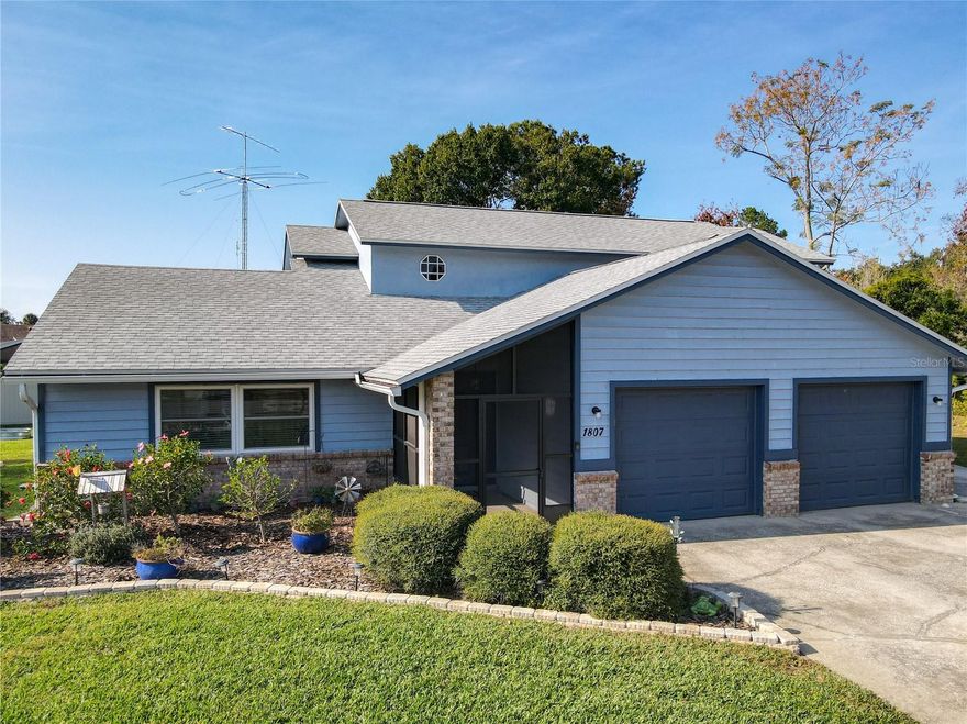 Welcome to this spacious 4-bedroom, 2.5-bath pool home located on a quiet cul-de-sac in the heart of Tavares. This well-maintained residence offers a thoughtful layout with the primary suite conveniently located downstairs, featuring a walk-in shower and generous closet space, along with a formal dining room, dinette, and a remodeled kitchen completed in 2022 with granite countertops and modern updates, plus a new stove in 2024. Additional downstairs highlights include an inside laundry with utility sink and a half bath tucked beneath the stairs. Upstairs offers three bedrooms and a full bath with newer carpet installed in 2023, along with a laundry chute for added convenience. Major improvements include a new roof in 2022, full replumb in August 2024, 2021 and 2020 HVAC systems, 2019 windows, and a 50-gallon electric water heater replaced in 2020. Step outside to enjoy the refinished gunite chlorine pool (2019) with new pump, a separately metered irrigated South side lawn, and a powered shed. The home also features partial attic decking, a spacious 22x23 two-car garage, wood frame and stucco construction, Massey Services termite bond, and utility services through the City of Tavares, including water, sewer, and twice-weekly trash pickup. Average electric runs approximately $300/month through SECO. This property offers comfort, functionality, and long-term value in a very prime location.