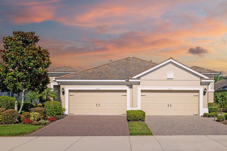 Experience effortless Florida living in this beautifully maintained villa located in the highly desirable Fairfield community by Neal Communities in Bradenton. Thoughtfully designed with an inviting split floor plan, this home feels bright, open, and welcoming from the moment you step inside, featuring tile flooring throughout the main living areas and an airy layout ideal for both everyday living and entertaining.

Just off the entry, a versatile den provides the perfect space for a home office, study, or additional sitting area, while the guest bedroom is privately positioned away from the owner’s suite. At the heart of the home, the beautifully appointed kitchen offers stainless steel appliances, solid surface countertops, a generous center island, and abundant cabinetry, seamlessly flowing into the dining and living spaces.

Designed to embrace indoor outdoor living, expansive sliding glass doors open to an extended screened lanai, creating the perfect setting for morning coffee, outdoor dining, or simply relaxing and enjoying the Florida lifestyle.

Privately tucked at the back of the home, the spacious owner’s suite features walk in closets and an en suite bath with dual vanities, a large walk in shower, and a private water closet. Additional highlights include a two car attached garage, low maintenance living, and the convenience of most furnishings conveying with the home, offering a move in ready opportunity for seasonal or full time living.

Residents of Fairfield enjoy access to exceptional community amenities including a heated pool and spa, cabanas, and a well equipped fitness center. Conveniently located near downtown Bradenton, the Riverwalk along the Manatee River, Gulf beaches, Sarasota, Tampa, St. Pete, shopping, dining, and several championship golf courses, this home offers the perfect blend of comfort, convenience, and Florida lifestyle. Schedule your private showing today and experience all this exceptional villa has to offer.