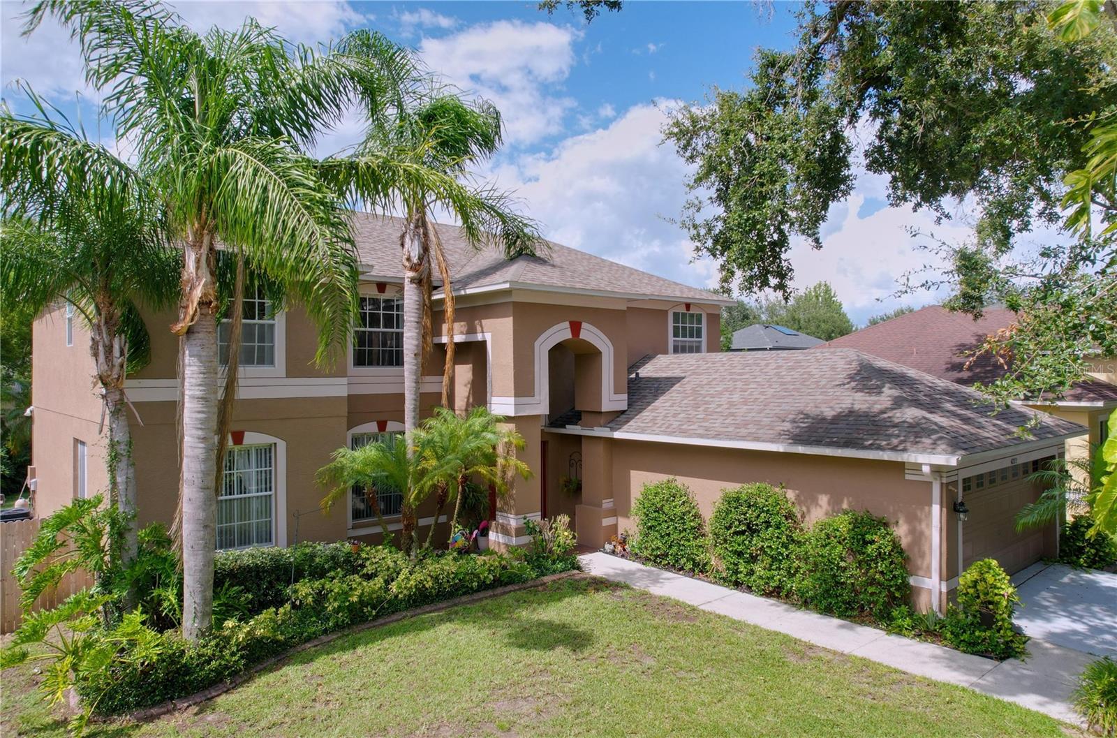 One or more photo(s) has been virtually staged. ~ ROOF-2019 ~ HVAC 2019 ~ Dishwasher-2025 ~ Refrigerator-updated ~ Microwave-updated ~ Water Softener-updated ~ Salt Water Pool Pump-2025 ~ Spa Heater Digital Panel-2025
Welcome to 4222 Trumpworth Court, a spacious 5-bedroom, 3-bathroom pool home located in the heart of Valrico. This two-story beauty offers a versatile layout with a formal living and dining room—perfect for entertaining. Downstairs, you'll find a full bathroom and a convenient bedroom that can double as a home office or guest suite.
Upstairs, the generously sized primary suite is a true retreat, featuring a spacious bedroom with a private sitting area—ideal for reading, relaxing, or a home workspace. The en-suite bathroom adds comfort and convenience with dual sinks, a soaking tub, and separate shower.
Upstairs, the remaining bedrooms provide plenty of space for family or guests. Step outside to your private, fenced backyard oasis featuring a sparkling saltwater pool with spa—ideal for relaxing or hosting summer gatherings. A two-car garage completes this well-appointed home.
Located in a desirable community with easy access to schools, shopping, and dining. Don’t miss your opportunity to own this functional and inviting home! ~ ROOF-2019 ~ HVAC 2019 ~ Dishwasher-2025 ~ Refrigerator-updated ~ Microwave-updated ~ Water Softener-updated
