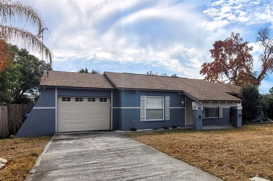 Welcome to this well-maintained 2-bedroom, 2-bath home in beautiful Spring Hill. Offering a spacious great room floorplan, this home is designed for comfortable everyday living and easy entertaining. Both bedrooms are generously sized and feature walk-in closets, providing ample storage. The second bathroom has been beautifully remodeled and has a modern walk-in shower. Throughout the home, you will find durable vinyl plank and tile flooring for a clean look and low-maintenance living. An additional storage closet in the living area adds even more convenience. The efficient kitchen has granite countertops, a pantry, and a view of the pool area from the sink area. Step outside to enjoy your private outdoor retreat. You can swim year-round in the sparkling heated pool. The pavered pool deck and covered lanai create the perfect space for relaxing or hosting guests. There is also a nice open patio overlooking the oversized, fenced backyard offering privacy and plenty of room for pets, gardening, or outdoor activities. Built by Springwood Homes, this Cottonwood model is a one-owner property used by seller as a vacation home. It has been lovingly maintained and can convey turnkey with all furnishings included, making it an excellent opportunity for seasonal living, a second home, or a ready-to-enjoy primary residence. This home is conveniently located in a quite Spring Hill neighborhood with shopping, dining, medical services and other area amenities just minutes away. Schedule your private showing today and see all this home has to offer!