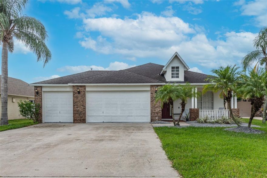 NEW ROOF TO BE INSTALLED BY SELLER BEFORE CLOSING AND BUYER PICKS THE SHINGLE COLORS. This charming home is situated in the beautiful Lake St Charles subdivision, offering a perfect blend of modern comfort and natural serenity. Nestled on a peaceful cul-de-sac, the front porch exudes charm and offers a warm welcome to both residents and guests. Brazilian wood floors and high ceilings enhance the beauty of the family room and dining/living room combination, creating a cozy atmosphere. The kitchen is a culinary haven with a charming brick wall with arch surrounding the cooktop and built-in oven, complemented with Corian countertops. The eat-in kitchen area is bright and perfect for casual dining. High ceilings and neutral walls add to the sense of openness and seamless flow.  The main suite is a retreat of comfort, separated from the other bedrooms for added privacy. It features two large walk-in closets and an en-suite bathroom with dual sinks, a garden tub, and a spacious shower with two shower heads. There are three additional spacious bedrooms on the opposite side of the house.  The property comes with an expansive 3-car garage, offering ample storage and parking space.  The backyard is a private sanctuary, complete with a play-set and raised garden beds. Enjoy the serenity of nature overlooking a conservation area filled with cattails, native birds and water.  Lake St Charles offers an array of community amenities, including a 2-mile nature trail, a park with playground, swimming pool, a dog park, a sports complex with soccer and baseball fields, basketball and sand volleyball and tennis courts, and even a canoe launch.  For more information on this community, check out their website: www.lakestcharles.org