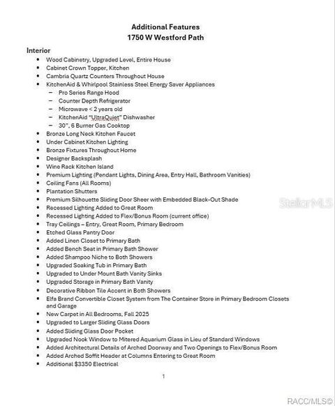 Tiny photo for 1750 W Westford Path, Hernando, FL 34442 (MLS # W7883558)