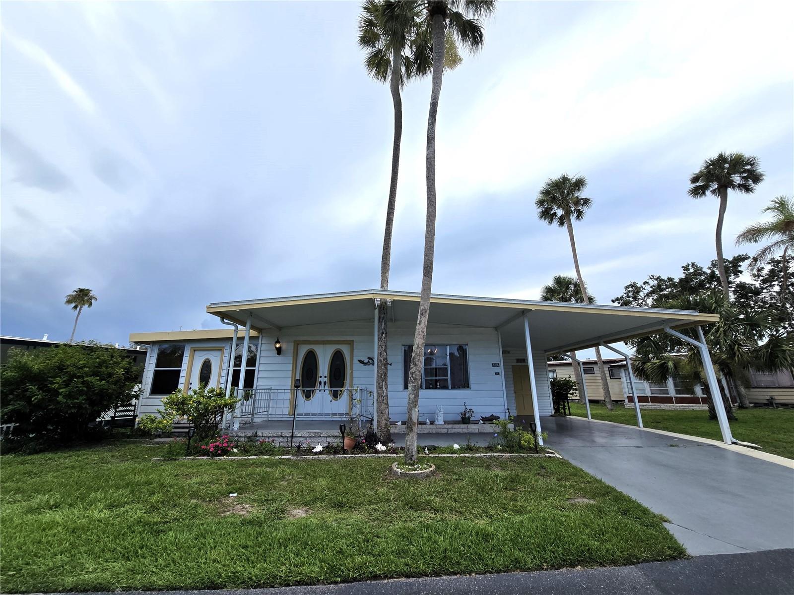 Beautiful 2 Bed / 2 Bath Home in 55+ Resort-Style Marina Community with Gulf Access Welcome to your slice of paradise! This fully furnished 2- bedroom, 2-full-bath home is nestled in a sought-after 55+ resort-style park featuring a private marina and direct Gulf access — perfect for boating enthusiasts and nature lovers alike. Enjoy serene views of the marina right from your living room, with large windows that invite in natural light and showcase the peaceful waterfront setting. This home did not flood in recent storms, offering added peace of mind and security. Inside, you’ll find generously sized rooms, a well-appointed kitchen, and comfortable furnishings that make this home move-in ready. Whether you're entertaining guests or enjoying quiet evenings, the open layout and tasteful décor create a welcoming and relaxed atmosphere. Community amenities include a marina, clubhouse, pool, social activities, and more — all designed to make every day feel like a vacation.