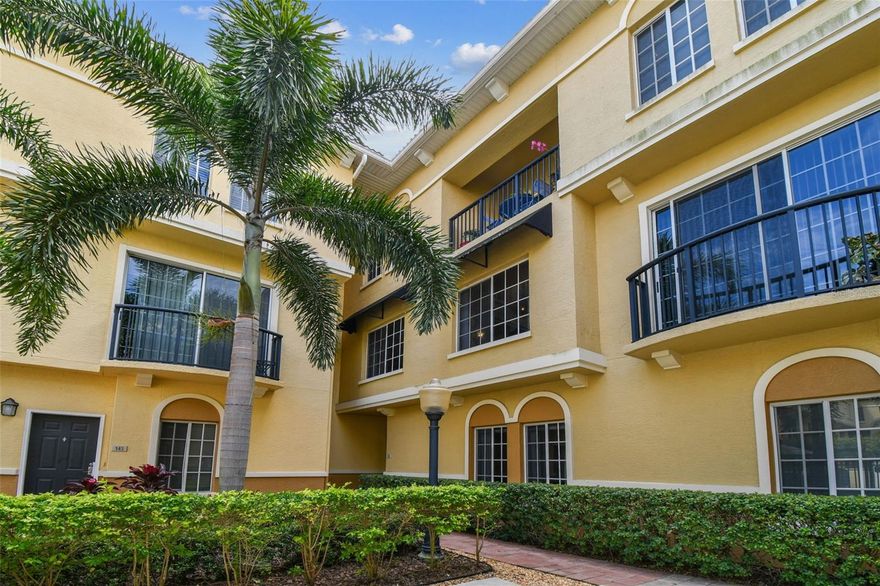 What a wonderful opportunity to own a spacious 3-bedroom, 3-bath luxury townhome in the highly sought-after Cordoba Beach Park and ideally located in Tampa’s popular Westshore and Plant High Schools District. This move-in ready residence combines timeless design, resort-style amenities, and an unbeatable location just minutes from everything in the Tampa Bay Area.

Welcome to Cordoba Beach Park, a beautifully maintained luxury community featuring a lavishly appointed clubhouse, a resort-style pool, a 24-hour fitness center with state-of-the-art cardio and strength equipment, and a business center. The HOA includes water, sewer, insurance, valet trash service, and full grounds and amenities maintenance, providing easy, worry-free living.

This stunning three-story townhome offers both functionality and sophistication.
The ground level features a welcoming front entry, an oversized two-car garage, and a bonus room ideal for a home office, gym, or den.

On the second floor, you’ll find an expansive open-concept living and dining area with vaulted ceilings, crown molding, and premium engineered hardwood flooring throughout. The chef-inspired kitchen boasts granite countertops, stainless steel appliances, ample cabinetry, and a generous breakfast bar—perfect for entertaining. Also on this level is the third bedroom with a full bathroom, offering flexibility for guests or multi-generational living.

The third floor showcases the luxurious primary suite, complete with a private ensuite bath, a walk-in closet, and elegant French doors opening to a serene balcony with tropical views of the lushly landscaped grounds and resort pool. The second ensuite bedroom on this floor features another spacious closet and an abundance of natural light.

This home is elevated and has never experienced flooding, offering valuable peace of mind in South Tampa. With fresh paint and stylish finishes, it’s truly move-in ready and designed for modern comfort.

Perfectly situated, Cordoba Beach Park places you minutes from Tampa International Airport, Downtown Tampa, Midtown, Westshore Plaza, International Plaza, and an array of fine dining and shopping options. Major highways, including I-275 and the Veterans Expressway, are just around the corner, providing easy access to St. Petersburg, Clearwater, and some of the most beautiful beaches in the country.

Experience the best of Tampa living in one of South Tampa’s most desirable luxury communities. This remarkable residence blends style, comfort, and convenience in an unbeatable location. Come see why Cordoba Beach Park is one of Tampa’s premier addresses—this home is truly a must-see!