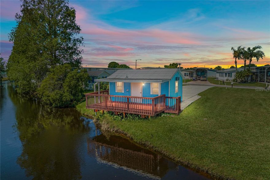 Come take a Look at this Waterfront Lot in the Highly Sought After Phase 5 of Mount Olive Shores. This Lot includes a 10' X 20' Air Conditioned Finished Shed that has a Full Bath, Washer & Dryer and Living Area. It also has a 10' X 20' attached rear covered porch that hangs over the canal. The Concrete Pad comes equipped with Full Public Utility Hookups & 50 Amp Service and it is large enough to accommodate any size Motorhome. This 8,703 sf Lot is also large enough to have a manufactured home and RV Port installed with HOA approval. Mount Olive Shores is a Very Friendly and Safe Gated Community that is conveniently located within minutes of I-4, numerous shopping outlets/malls, world renown medical facilities, Tampa and Orlando International Airports and Central Florida Attractions that are less than an hour away. Mount Olive Shores is a Class A Motorhome, Deed Restricted community. You Must own a Class A Motorhome your 1st year of residency.
