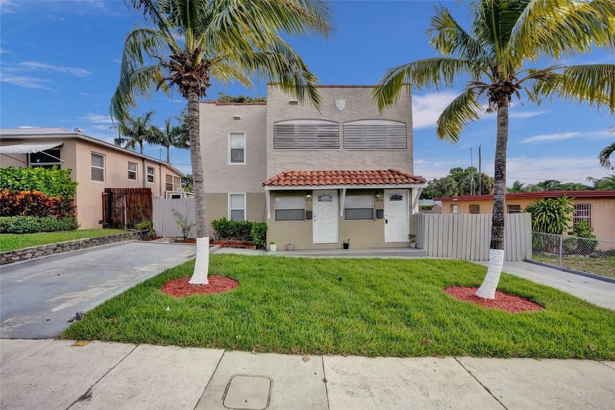 Welcome to the beautifully updated 4 bedroom, 2 bathroom home located in the heart of West Palm Beach with no HOA! Offering Flexibility for homeowners and investors alike. This move in ready property features major upgrades including a new roof (February 2026), new A/C System, updated Water heater, providing peace of mind and long term value. The home offers a spacious layout filled with natural light and comfortable living areas perfect for everyday living or rental opportunities. A standard feature of this property is the 2 detached garages, which provide additional storage for work space or potential for future conversion. Situated in a generous lot with no HOA restrictions, this provides flexibility.