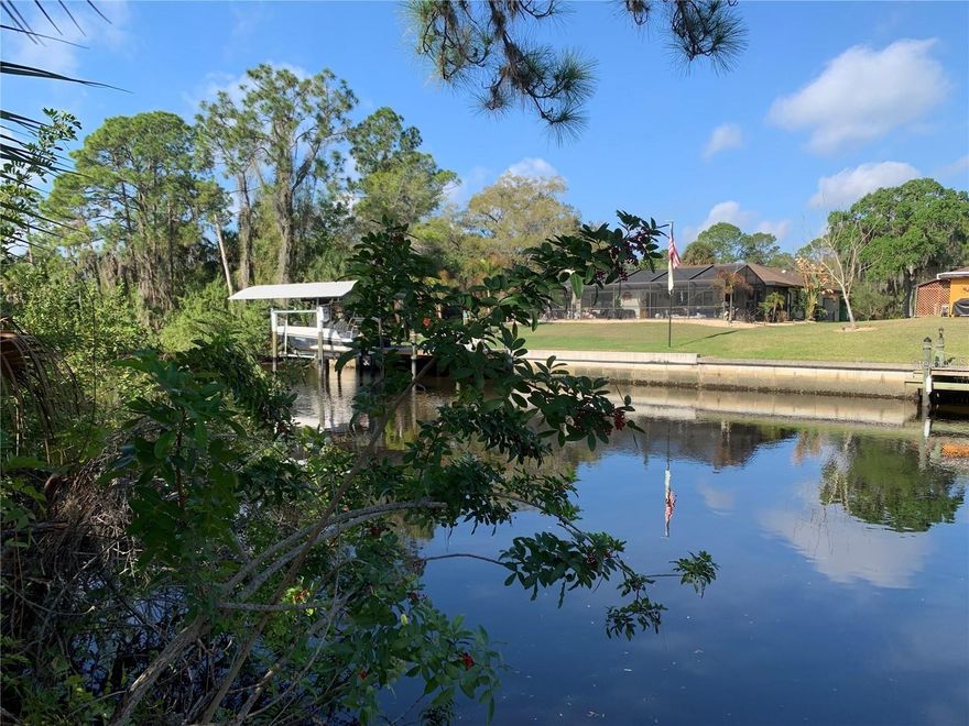 BOATING WATERFRONT LOT on the Jupiter Waterway.  Only one bridge out to open water in Charlotte Harbor, via the Myakka River.  This 80’ x 125’ lot is in a very convenient location on Port Charlotte. This lot has that rear, northwest exposure that is highly desired by our northern friends.  This lot is NOT located in scrub jay habitat.  Part of the lot is in flood zone, however some is not.  A survey and elevation certificate are recommended to determine if a new home would require flood insurance.  The location is very close to shopping, restaurants, golf courses, or whatever your heart desires for your Florida Dream!  The area is starting to build up and several new homes are being built in the area.  Why not secure your piece of paradise for YOUR future Florida home!