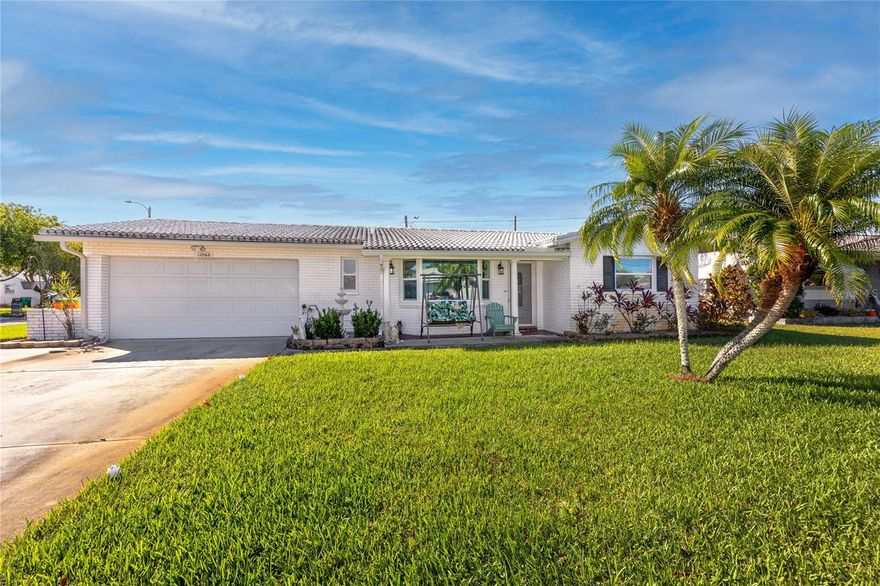 Welcome home to 11066 58th Ave in the highly sought-after community of Williamsdale Square in Seminole! This 2 bedroom 2 bathroom charming residence offers a perfect blend of comfort and modern updates, making it an ideal choice for anyone seeking a move-in ready home.

As you approach the property, you'll be delighted to find a new flat roof, new HVAC system, newer windows, and a newer hot water heater, ensuring worry-free living for years to come. The fenced yard provides privacy and security for you and your loved ones, creating an inviting space to relax and entertain.

Step inside to discover a well-maintained interior featuring a delightful combination of ceramic and porcelain tile, as well as laminate wood floors. The recently repainted walls provide a fresh and contemporary ambiance throughout the home, ready for you to personalize and make your own. The kitchen features wood cabinets and granite countertops. 

With a thoughtfully designed layout, this residence offers optimal functionality. The spacious rooms and abundance of natural light create an inviting atmosphere for spending time with family and friends or simply unwinding after a long day.

The back yard not only boasts a fenced area, perfect for pets or outdoor activities, but it also includes a shed for additional storage. Enjoy the convenience of having all your tools and equipment readily accessible without cluttering your living space.

Situated in the highly desirable area of Williamsdale Square, this home offers easy access to the Seminole city center and the beautiful gulf beaches. Take advantage of the proximity to everyday amenities, including shops, restaurants, parks, and renowned schools.

Don't miss out on this fantastic opportunity to own a fully updated and move-in ready home in one of Seminole's most desirable communities. Schedule your showing at 11066 58th Ave today and discover the true meaning of comfort, style, and convenience!