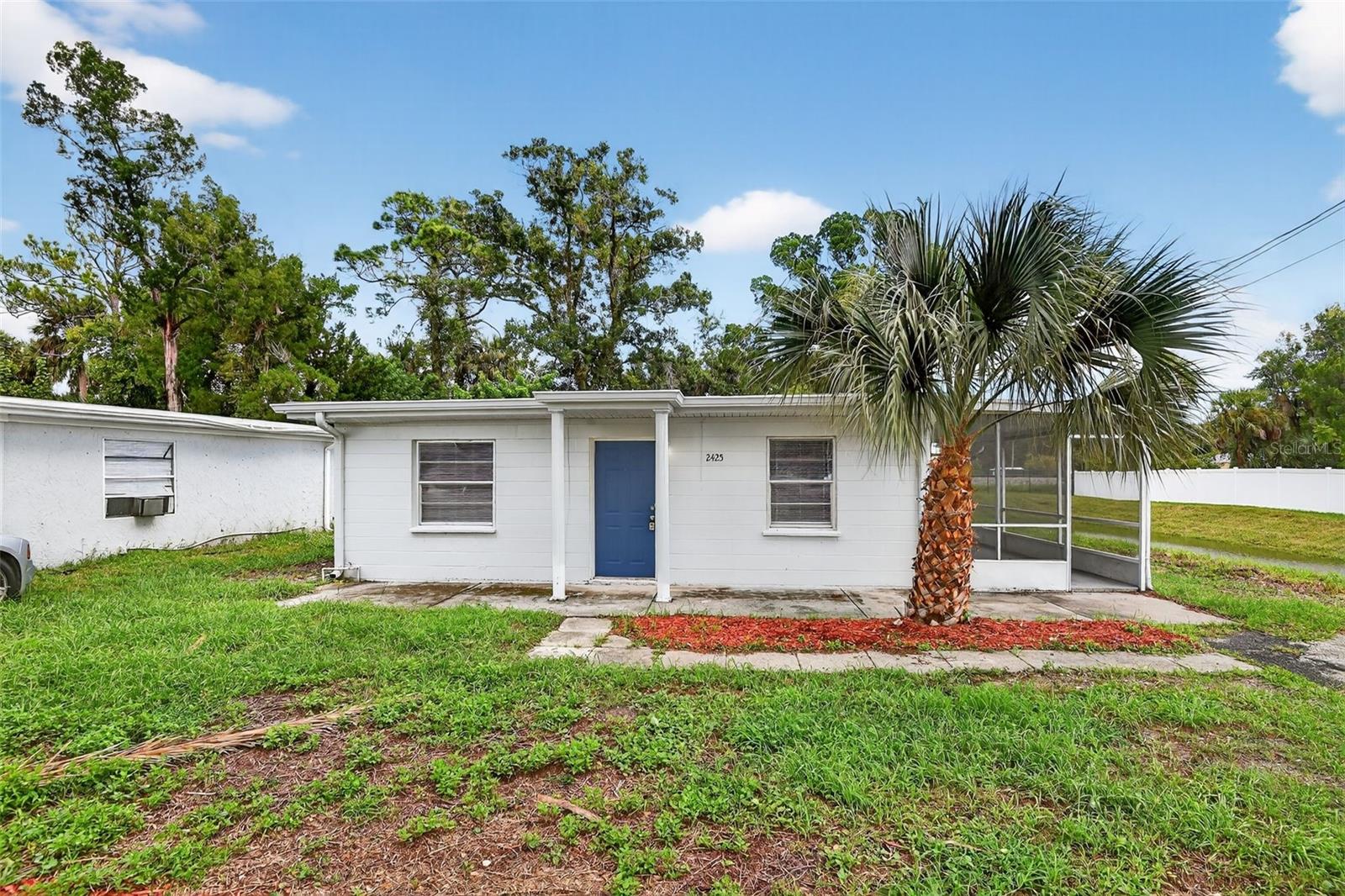 Amazing 3 bedroom/ 1 bathroom FULLY REMODELED home in South Daytona! Incredible location- Only minutes away from all your shopping conveniences, as well as popular restaurants and entertainment in Downtown Daytona! Less than a 15 minute drive to the beautiful Worlds Most Famous Daytona Beach! New landscaping and exterior paint has brightened up the home's curb appeal, but inside is where you'll find a multitude of modern upgrades that make this home feel like brand new! NEW luxury vinyl flooring throughout, new interior paint, ALL NEW kitchen with sleek quartz countertops, new cabinets, new kitchen sink and faucet and brand-new stainless-steel appliances! ALL NEW Bathroom featuring a new vanity, toilet, tub and retiled shower. Home has a side porch both in the front and the back-perfect for lounging and enjoying the fresh air. NOT in a flood zone. Roof replaced in 2017. Schedule a showing now!