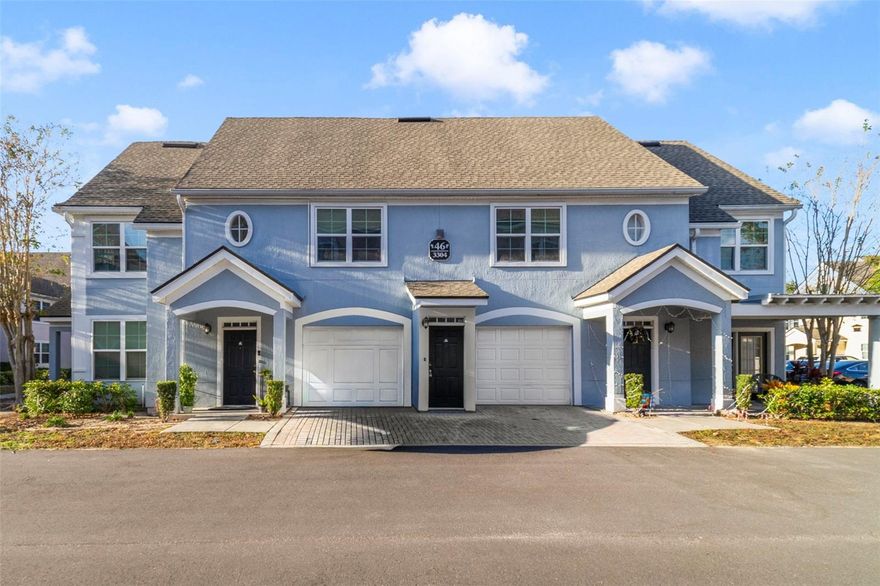 **Ask about a lender provided RATE BUY-DOWN CREDIT on this home!**Tucked within the sought-after, 24-HOUR GUARD-GATED community of The Hamptons at MetroWest, this BEAUTIFULLY UPDATED 1-bedroom, 1-bath condo offers the look of a townhouse with the convenience of condo living. Enter on the first floor and head upstairs to the main living level, where VAULTED CEILINGS and WOOD-LOOK LAMINATE FLOORING create a bright, open, and inviting atmosphere throughout. The SPACIOUS Living and Dining Room combination flows seamlessly into the Kitchen, making the layout ideal for both everyday living and entertaining. The Kitchen is thoughtfully updated with STAINLESS STEEL APPLIANCES, a classic subway tile backsplash, and solid wood cabinetry, and it includes a laundry closet with a washer and dryer and storage shelves for added convenience. Major systems have also been updated, including a NEWER AC SYSTEM and WATER HEATER (2024), offering peace of mind and energy efficiency. The GENEROUSLY SIZED Primary Bedroom features vaulted ceilings, a WALK-IN CLOSET, and access to the full bath, providing a comfortable and serene retreat at the end of the day. This well-kept, GUARD-GATED community offers both peace of mind and scenic surroundings, creating a SAFE AND ATTRACTIVE ENVIRONMENT for everyday living. Residents of The Hamptons enjoy an IMPRESSIVE ARRAY OF AMENITIES, including a resort-style pool, fitness center, basketball court, and scenic paved walking trails. The community’s PRIME METROWEST LOCATION places you just minutes from Universal Studios, the Mall at Millenia, International Drive, and a wide variety of dining and entertainment options. Commuting is easy with QUICK ACCESS to I-4, Florida’s Turnpike, SR 408, and downtown Orlando. Whether you’re looking for a PRIMARY RESIDENCE or INVESTMENT OPPORTUNITY, this condo delivers comfort, style, and an unbeatable central Orlando lifestyle. Schedule your tour Today!