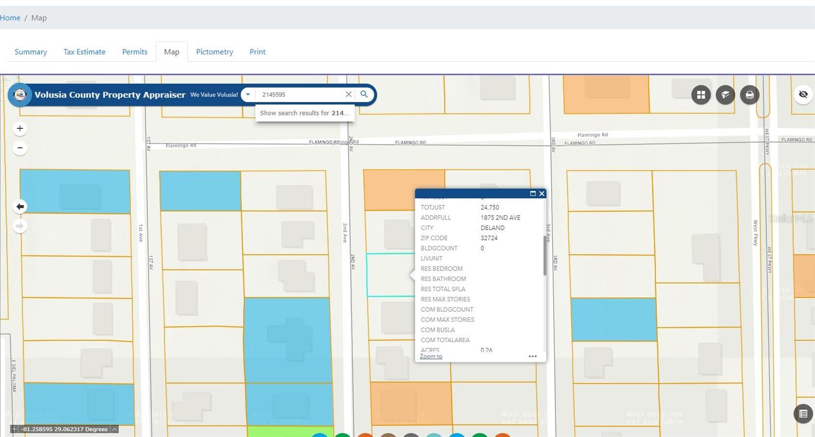 DAYTONA PARK ESTATES SEC A - Land