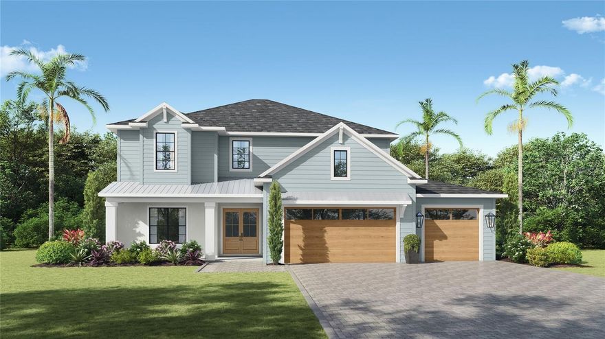 Under Construction. NOT IN A FLOODZONE! ANOTHER NEW GREAT HOME BY MOMENTUM HOMES IN SOUTH TAMPA! 5 BR, 4.5
BATH WITH A 3 CAR GARAGE LAID OUT ON 4152 SQ.FEET ON TWO LEVELS WITH 10 FT CEILINGS. THE FIRST LEVEL FEATURES A
GREAT KITCHEN WITH A LARGE ISLAND WITH QUARTZ COUNTERTOP, THERMADOR APPLIANCES, WALK-IN PANTRY, ELEGANT DRY
BAR WITH WINE/BEVERAGE COOLER, GENEROUS DINING AREA AND IT'S OVERLOOKING A LARGE FAMILY ROOM WITH  AN ELEGANT
OFFERED CEILING . ON THIS LEVEL YOU WILL ALSO FIND A SEPARATE GUEST SUITE,  A  STUDY/DEN, POWDER ROOM, PLUS A
MUDROOM DIRECTLY OFF THE THREE CAR GARAGE, AND LAST BUT NOT LEAST A VERY GOOD SIZE COVERED LANAI  COMPLETE
WITH AN OUTDOOR KITCHEN! THE SECOND FLOOR INCLUDES A LARGE PRIMARY SUITE WITH WALK-IN CLOSET, LARGE PRIMARY
BATH WITH FREE STANDING TUB AND SEPARATE SHOWER AND ADJACENT FULL SIZE LAUNDRY ROOM. IN ADDITION YOU WILL FIND 3
BEDROOM SUITES, ALL WITH WALK-IN CLOSETS (ALL WITH BUILT-INS INCLUDED!), AND TO COMPLETE THIS LEVEL A LARGE
BONUSROOM FOR ALL KINDS OF ACTIVITIES. HARDWOOD FLOORS THROUGHOUT THE HOME, EXCEPT IN WET AREAS. THE
SALTWATER POOL AND SPA IS ADORNING THE LARGE BACKYARD.