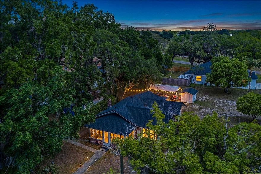 Charming 1938 home situated on a spacious .44-acre corner lot, full of potential and ready for your personal touch! This 2-bedroom, 2-bath property offers a great opportunity for investors or buyers looking to create their dream starter home with some renovations. The large lot is shaded by beautiful mature oak trees, providing the perfect setting to relax and enjoy peaceful afternoons outdoors. Conveniently located near shopping, medical facilities, and schools, this property combines location, character, and opportunity. Don’t miss the chance to bring this home back to life!