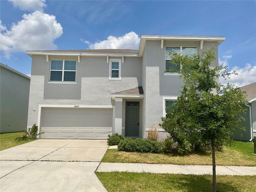 ( More Photos Are Coming Soon) Right in the heart of Wesley Chapel, this move-in ready 2 story, 4 bedroom, 3 bath home has everything you could ask for. Located in the Avalon Park West neighborhood, the home features a spacious open floor plan with the great room, dining room, and kitchen creating a comfortable living area and a great space for entertaining. The kitchen includes a large pantry with plenty of storage in addition to ample cabinets. A bedroom and full bath are also located on the first floor, perfect for visiting family or friends. The primary bedroom with full bath and walk-in closet, a second full bath, 2 additional bedrooms, and a roomy laundry closet are located on the second floor. A large loft area at the top of the stairs can serve a variety of functions, limited only by your imagination; play area, home office, craft/art/hobby space, or an upstairs TV lounge. A large 2 car garage completes the home and provides additional storage.  Avalon Park West provides its residents with access to a number of recreational amenities including clubhouse, community pools, basketball courts, parks, playgrounds, and walking trails. The neighborhood is conveniently located near schools, shopping, medical facilities, and I-75. If you're ready to plant some roots and make yourself a home, this is the spot for you. Come and see this property and imagine yourself at home.