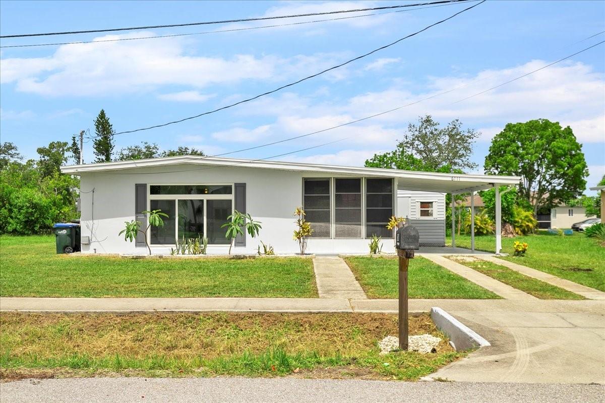 Welcome to this freshly updated 2-bedroom, 1-bath home in sunny North Port, FL perfect for first-time buyers, seasonal residents, or investors looking for a move-in ready property. Recent Improvements Include
New roof (October 2023) with cool-seal, UV-protective coating – helps reduce heat absorption.
Fresh interior and exterior paint for a clean, modern finish. Redone carport and lanai with epoxy coating – durable and low-maintenance
newer water heater, three storage sheds for tools, equipment, or extra storage needs
Inside, you’ll find a light-filled living space, an efficient kitchen, and two cozy bedrooms. The lanai provides a peaceful spot to relax, entertain, or enjoy the outdoors all year long. The epoxied carport offers shaded parking and can double as a versatile outdoor space.
Situated in a quiet, no-HOA neighborhood, you’re close to shopping, dining, parks, golf courses, and just a short drive to Gulf Coast beaches. Easy access to I-75 makes commuting or weekend getaways convenient.