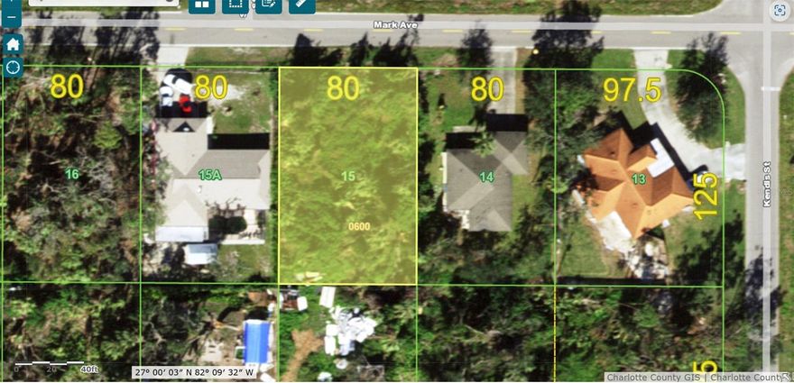 First time lot has been listed for sale in this beautiful neighborhood with easy access to El Jobean Rd. and US 41.  Lot has public water and Electric ready for your dream home to be built.  Not in a Flood Zone.  Lot 16 is also available, same owner.  MLS C7505975