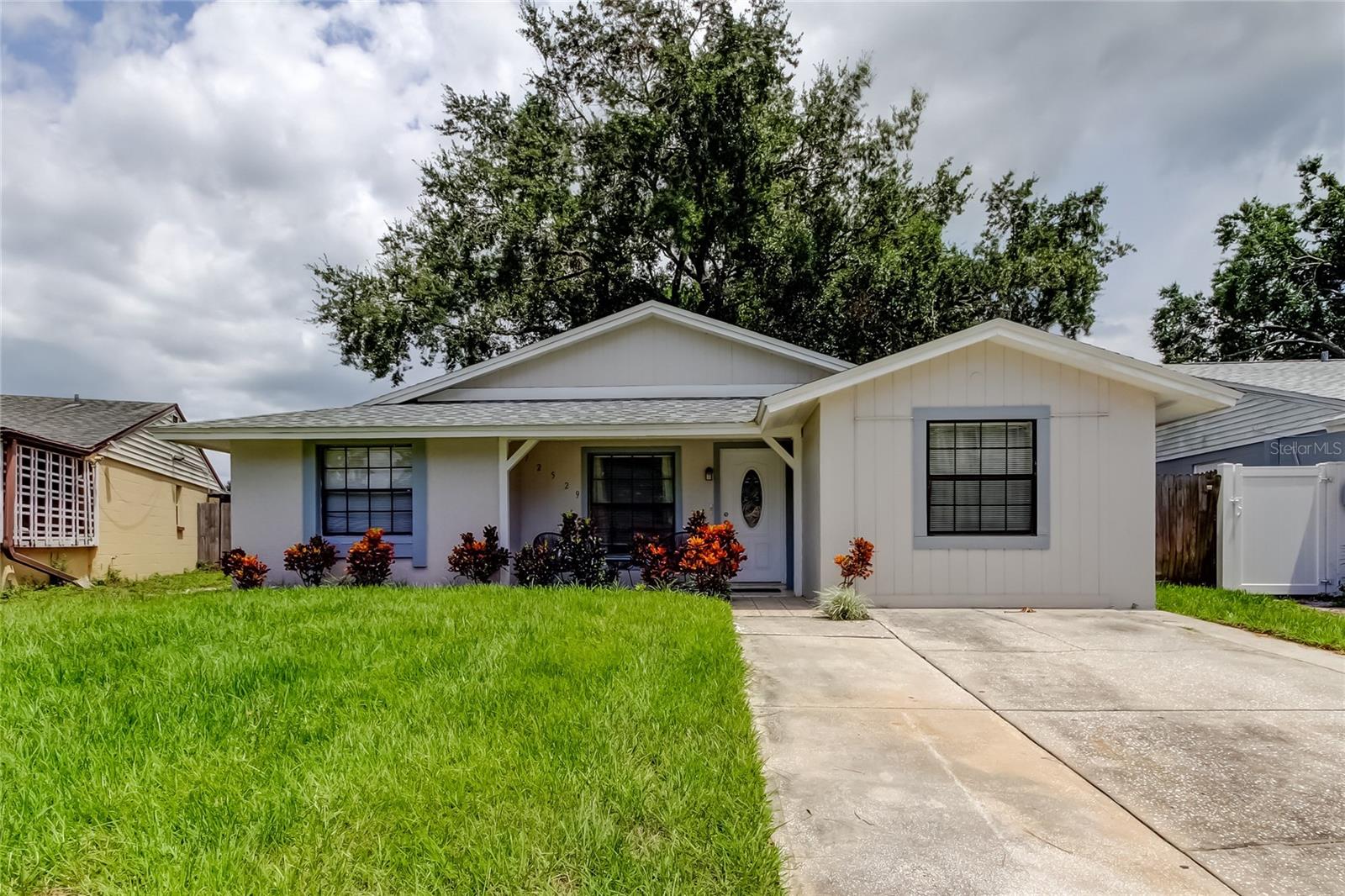 Welcome to this beautifully updated 3 bedroom, 2 bathroom home with stunning views of a peaceful lake right in your backyard. Enjoy tranquil mornings and picturesque sunsets from your own patio while you sit under your gazebo. Inside, the home features modern updates throughout, with a newer Roof and AC providing peace of mind for years to come. The layout offers comfort and functionality, ideal for both everyday living and entertaining. Beyond the home, the community offers incredible amenities, including a huge dog park and spacious playground perfect for pets and families alike. Located just minutes from major expressways, top-rated restaurants, shopping malls, and all the conveniences you could need. Downtown Tampa is a quick drive away, and the Gulf beaches are easily accessible for weekend getaways. This home truly combines location, comfort, and natural beauty. NO HOA, NO CDD, and NO FLOOD INSURANCE required. Don't miss your opportunity to see it!