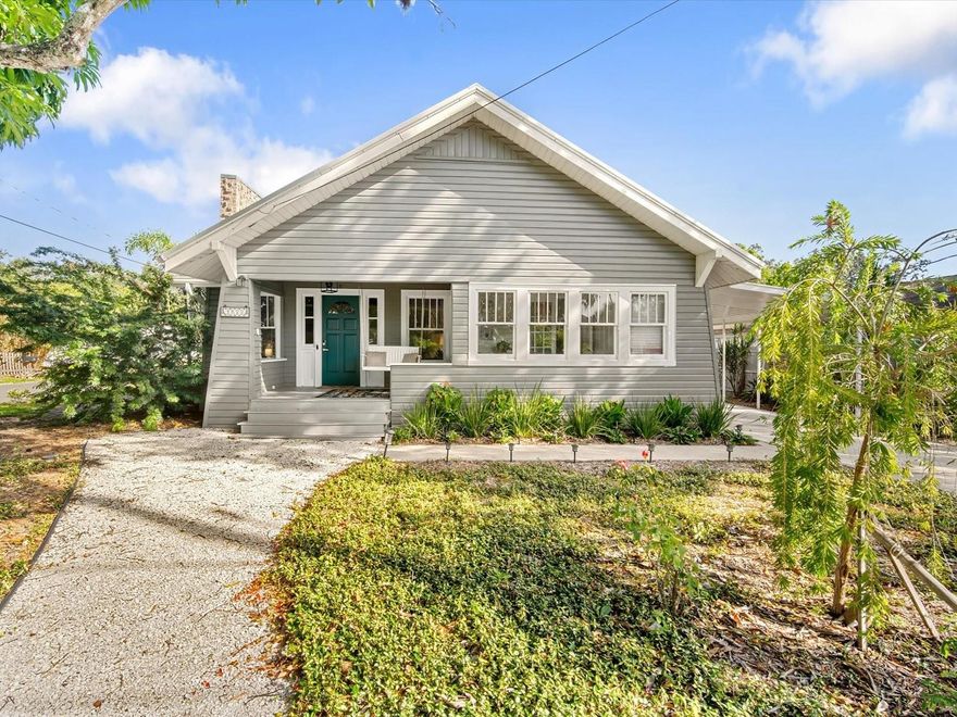 TWO HOME FOR ONE PRICE!! Welcome to Mango Cottage, a lovingly restored 1925 bungalow nestled on a corner lot in Bradenton’s sought-after Historic River District. This rare property features two completely, separate homes, the main residence, Mango Cottage and the charming guest home, Wee Mango, offering exceptional flexibility for income-producing rentals, multi-generational living, or private guest accommodations.
The main home features 2 bedrooms and 2 full baths, showcasing original heart pine floors, 9-foot ceilings, and elegant period details throughout. Thoughtful updates preserve its vintage charm while adding modern comfort, including a new roof, AC, electrical panel, hot water heater, washer and dryer, and a beautifully remodeled bathroom with a classic clawfoot tub. Off the primary bedroom, a bright sunroom provides the perfect nook for morning coffee, yoga, or quiet reflection and includes a dedicated laundry space. The guest bedroom offers the convenience of an ensuite bath, creating privacy for family or visitors.
A welcoming front porch with a timeless swing invites you to slow down and savor peaceful mornings and tranquil evenings, accompanied by the gentle songs of a variety of wild birds. The fully fenced backyard offers a spacious deck ideal for grilling or cozy fires on cool nights, surrounded by lush native Florida landscaping with irrigation.
The guest home, has been fully remodeled and features a main bedroom, two full baths, and an additional room that can serve as an office or small bedroom. It, too, is fully fenced for privacy, creating a serene retreat for guests or renters.
The property is surrounded by lush native Florida landscaping with irrigation for the main home and features two separate driveways for added convenience and privacy between the homes. The main home comes furnished and move-in ready, making this an exceptional turnkey opportunity.
Located just minutes from the Riverwalk and downtown Bradenton, Mango Cottage is also within close proximity to IMG Academy, less than 10 minutes to two major hospitals, and only two miles to the nearest boat ramp on the Manatee River. With beautiful Anna Maria Island just 15 minutes away, this property offers the perfect blend of history, character, and modern comfort in one of Bradenton’s most desirable historic neighborhoods.
Mango Cottage is currently an active Airbnb with $17,000 in reservations secured between November and March 2026, and plenty of open dates available for additional bookings. Wee Mango is currently vacant, previously leased as an annual rental for $1,775–$2,000 per month (not including utilities).
Whether you’re looking for a home with built-in income potential or a wonderful investment opportunity in one of Bradenton’s most desirable historic neighborhoods, Mango Cottage offers unmatched versatility and charm. Don't miss it!!