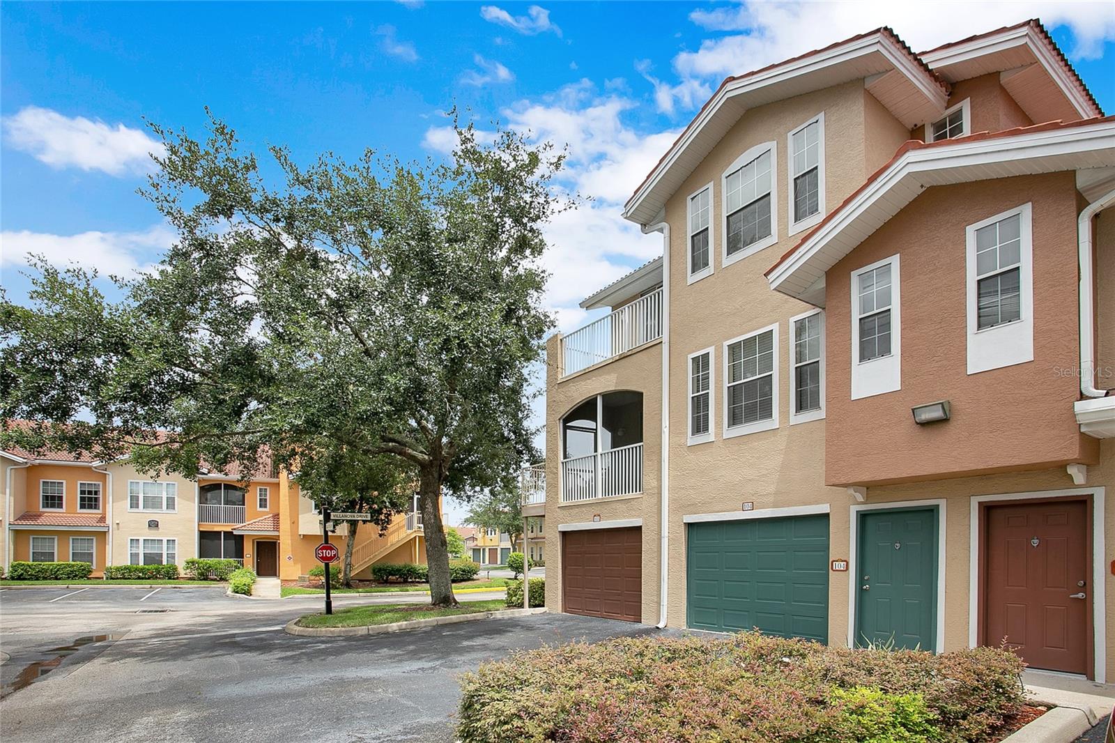 This 2 bedroom, 2 bathroom, second floor townhome with a garage is located in the gated community of Villanova at Hunters Creek, convenient to local schools, shops, and restaurants with Colonial Promenade at Hunters Creek nearby, and quick access to John Young Parkway, the 417, the Turnpike, South 441 and the 528. This home features a ground level entrance leading to the spacious 1 car garage. Upstairs you will find a split floor plan with vaulted ceilings, crown molding, a spacious living room area, office area with built-in desk, dining room, lovely kitchen, a separate laundry room with pantry, 2 bedrooms each with their own walk-in closets, and a screened balcony. Community features include a gated entrance, swimming pool, clubhouse, and fitness center. Water is included. Pets with a combined weight of 50 lbs or less may be considered per the HOA. Schedule a showing or submit an application online.
All Real Property Management & Realty residents enjoy convenience and well-maintained homes, with our safe and secure online portal where you can submit maintenance requests and pay online with multiple payment options, and a 24/7 emergency maintenance response team. Please note the listed amenities may not be accurate.