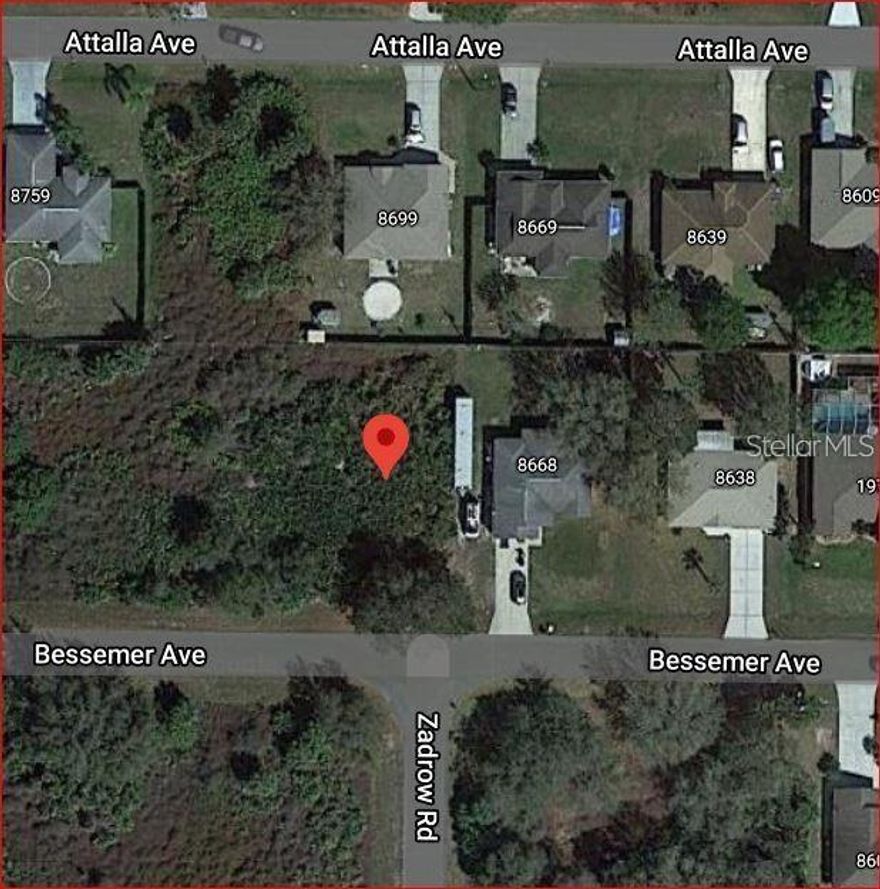 Two side-by-side available lots on a quiet street in North Port (Second lot is sold separately MLS#C7443554). This is a great location to build your new home or invest in for the future. Easy access to I-75, close to schools, shopping, golf, fishing, Warm Mineral Springs and a half hour to gulf beaches! Also, near Charlotte Sports Park - the Tampa Bay Rays Spring Training facility plus near Cool Today Park - Spring training home of the Atlanta Braves. There are no association fees, and in flood zone X - no flood insurance required. You won't want to miss this opportunity!