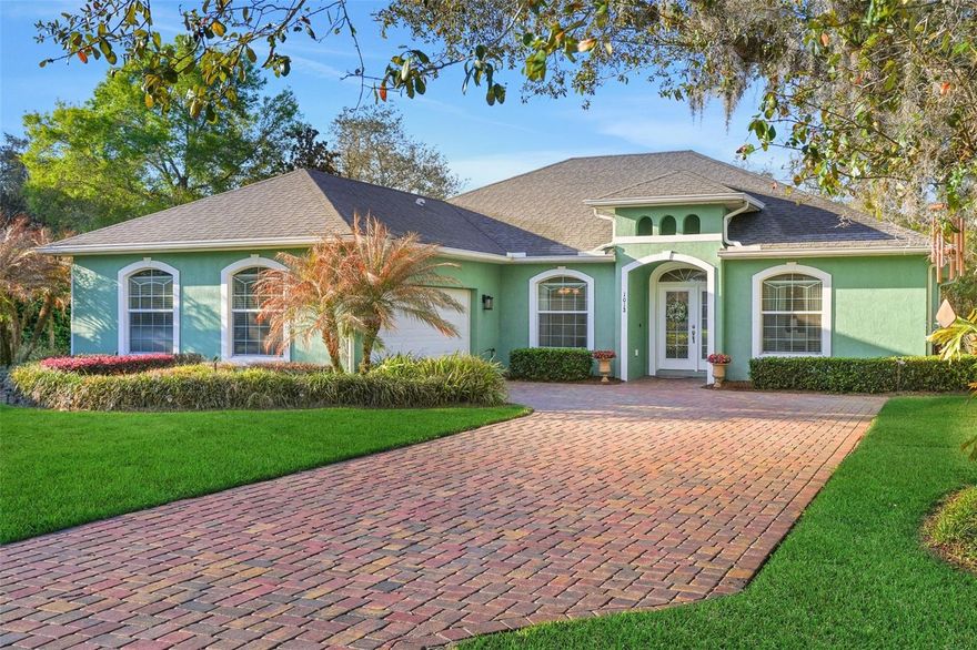 Welcome to this beautifully maintained 4-bedroom, 3 bath home built in 2015 in the sought after Oakwood Golf Community! Featuring laminate flooring throughout, with guest bedrooms updated in 2018 and a new AC (2018) for added peace of mind. The kitchen shines with over and under cabinets lighting (2019) while recent updated include repainted cabinets and whole exterior home (2025). Enjoy seamless indoor-outdoor living with French doors (2020) leading to a screened-in patio perfect for relaxing mornings and evenings. The wonderfully landscaped front and backyard create a space that's both low maintenance and perfect for entertaining. Don't miss your opportunity to make this home yours!