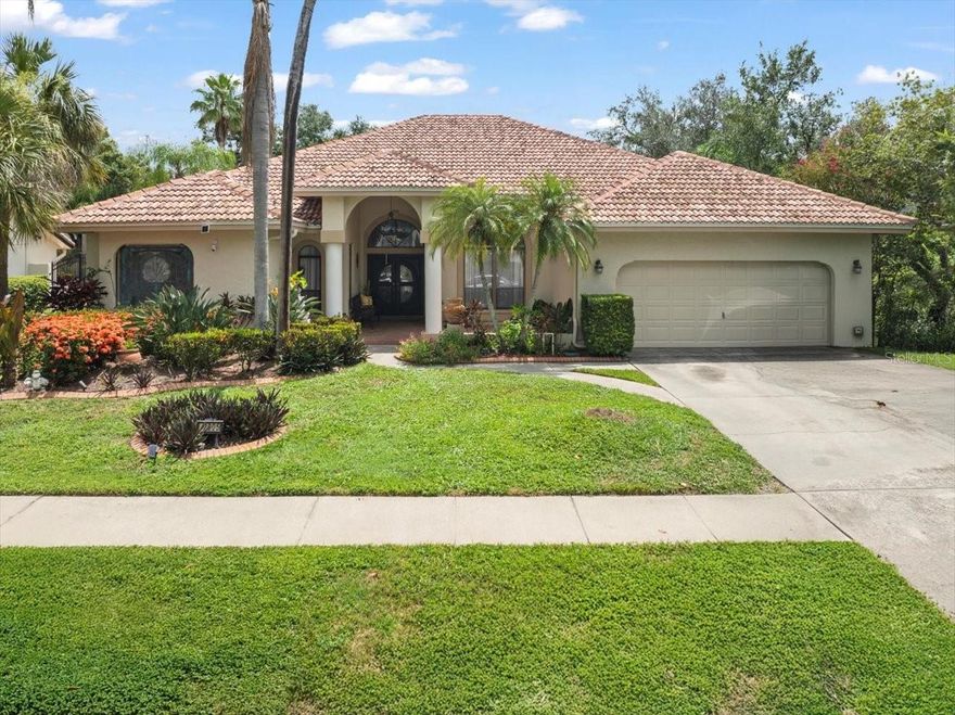 Stunning 4-Bedroom Home with Resort-Style Pool Oasis
Welcome to this beautifully maintained 4-bedroom, 3-bath residence that perfectly blends comfort, elegance, and functionality. Enter through double doors into the formal living and dining rooms, where high ceilings create a bright, airy ambiance. The spacious Primary Suite features elegant molding and lighting, a cozy sitting area, and dual walk-in closets. The luxurious primary bath offers dual sinks, a jetted soaking tub, and a walk-in shower. At the heart of the home, the chef’s kitchen boasts abundant counter space, ample storage, an island, breakfast bar, and pantry—ideal for both everyday meals and entertaining. The adjoining family room showcases a vaulted ceiling and a charming fireplace. Three additional guest bedrooms provide privacy and versatility for family, guests, or a home office. Step outside to your private resort-style oasis, complete with a sparkling pool, expansive patio, and lush landscaping—perfect for relaxing afternoons or festive gatherings. Recent updates include a updated tile roof (2024), offering peace of mind and lasting value.