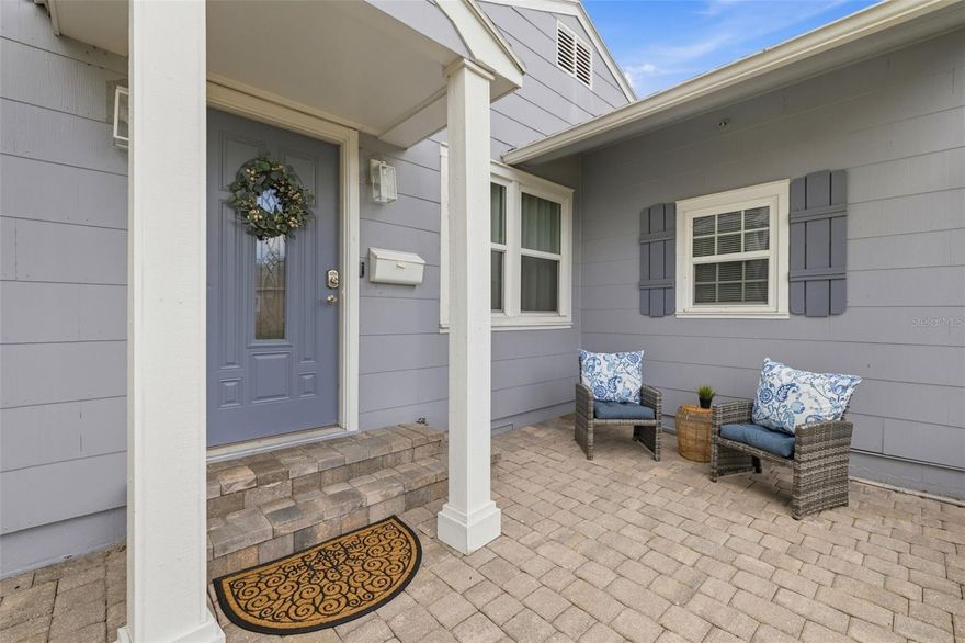 Tucked away in the highly desirable Snell Shores neighborhood and surrounded by multi-million-dollar homes, this beautifully renovated 3-bedroom, 1-bath residence offers the perfect blend of modern style, comfort, and Florida outdoor living. Situated on an oversized corner lot with an extra-large yard, the property features a private, fully enclosed backyard retreat complete with lush landscaping and a sparkling pool designed for relaxing and entertaining year-round. Inside, thoughtful upgrades and designer finishes create a warm yet sophisticated atmosphere. Wide-plank European white oak flooring flows throughout the home, complemented by smooth wall finishes, recessed LED lighting, crown molding, and custom baseboards that elevate the overall aesthetic. French doors seamlessly connect the indoor and outdoor living spaces, filling the home with natural light and providing effortless access to the backyard oasis. The chef-inspired kitchen serves as the centerpiece of the home, featuring quartz countertops, ceiling-height soft-close shaker cabinetry, stainless steel LG appliances, and views overlooking the pool area—perfect for both everyday living and entertaining guests. The oversized paver driveway provides exceptional flexibility with ample room for a boat, RV, and multiple vehicles, a rare and valuable feature in this sought-after location. Recent improvements offer peace of mind, including a 2020 Ruud HVAC system, a brand-new 2024 Rheem water heater, double-pane windows and doors, and a 2016 architectural shingle roof. Adding even more value, the current flood insurance policy is assumable for the new owner. Located in a safe, peaceful, and family-oriented neighborhood known for its friendly community atmosphere, this walkable and bike-friendly location places you just a 7-minute walk from Crisp Park, less than a mile from Whole Foods and everyday conveniences, and only a 5-minute drive to the brand-new state-of-the-art Speer YMCA. Residents enjoy convenient access to large shopping centers featuring restaurants, grocery stores, Crunch Fitness, pet supply stores, beauty salons, pharmacies, coffee shops, and a variety of additional retail and lifestyle amenities. Ideally situated just minutes from vibrant Downtown St. Petersburg, waterfront parks, dining, shopping, and the Vinoy Golf Club, this exceptional property delivers the very best of the Snell Shores lifestyle.