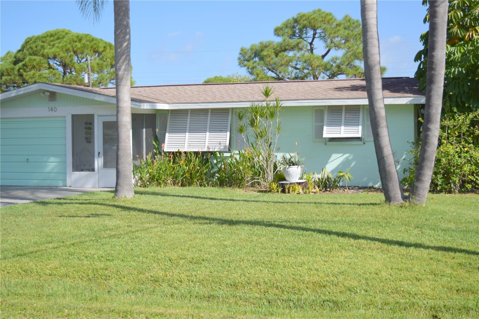 Welcome to Englewood Paradise! This charming home features a beach-themed decor, 2 bedrooms, 2 bathrooms, a fully equipped kitchen, living room, Florida room with pull-out sofa, 1 car garage, and a nice backyard to relax. Enjoy flat screen TVs in the living room and master bedroom, WiFi, an Amazon Fire Stick, two bicycles, and an outdoor grill. Nearby Dearborn Street offers local dining, shopping, and a farmers’ market with fresh produce. This home is so cute, you'll want to return year after year. (JAN - MAR 2026 RENTED)