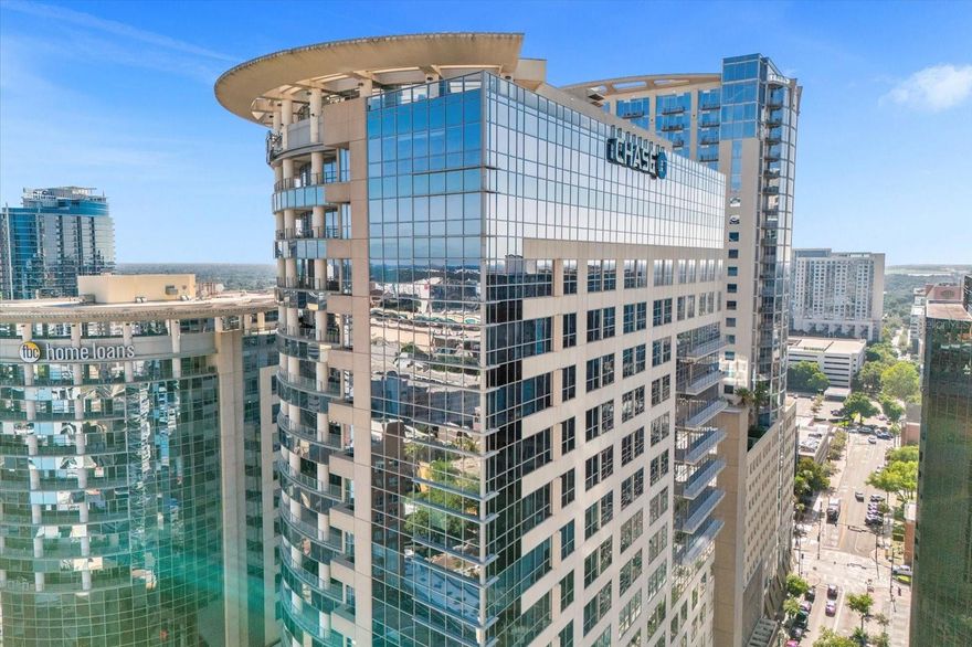 Unlock a rare opportunity to occupy or invest in a full floor within one of Downtown Orlando’s most recognizable Class A office towers.
The 19th floor at The Plaza South Tower offers ±19,032 rentable square feet (±16,548 usable) across six modern suites (1900–1970 S), with options for full-floor occupancy or divisible configurations starting around ±2,500 RSF.

Highlights:
*Premium Class A finishes with floor-to-ceiling glass
*Multiple private balconies with skyline views
*Efficient central-core layout for flexible demising
*Modern elevator lobby and secure access
*Covered parking available onsite
*Walkable to Amway Center, Kia Center, and downtown dining

Perfect for corporate headquarters, professional firms, or creative offices seeking a premier downtown address with high visibility and exceptional amenities.